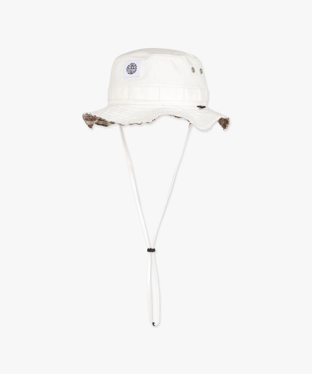 엘엠씨(LMC) RAW EDGE CHECK BOONIE HAT ivory