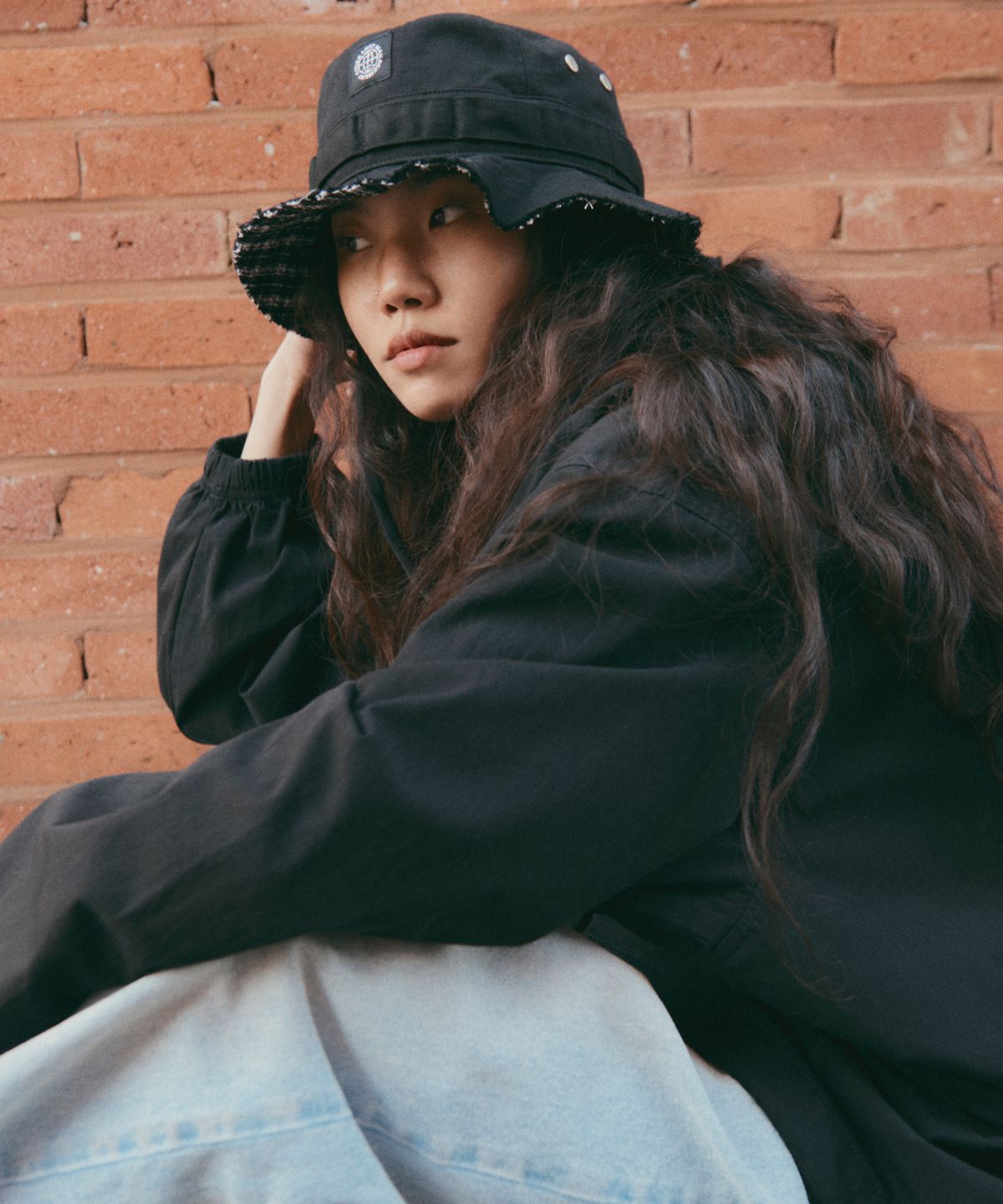 엘엠씨(LMC) RAW EDGE CHECK BOONIE HAT black
