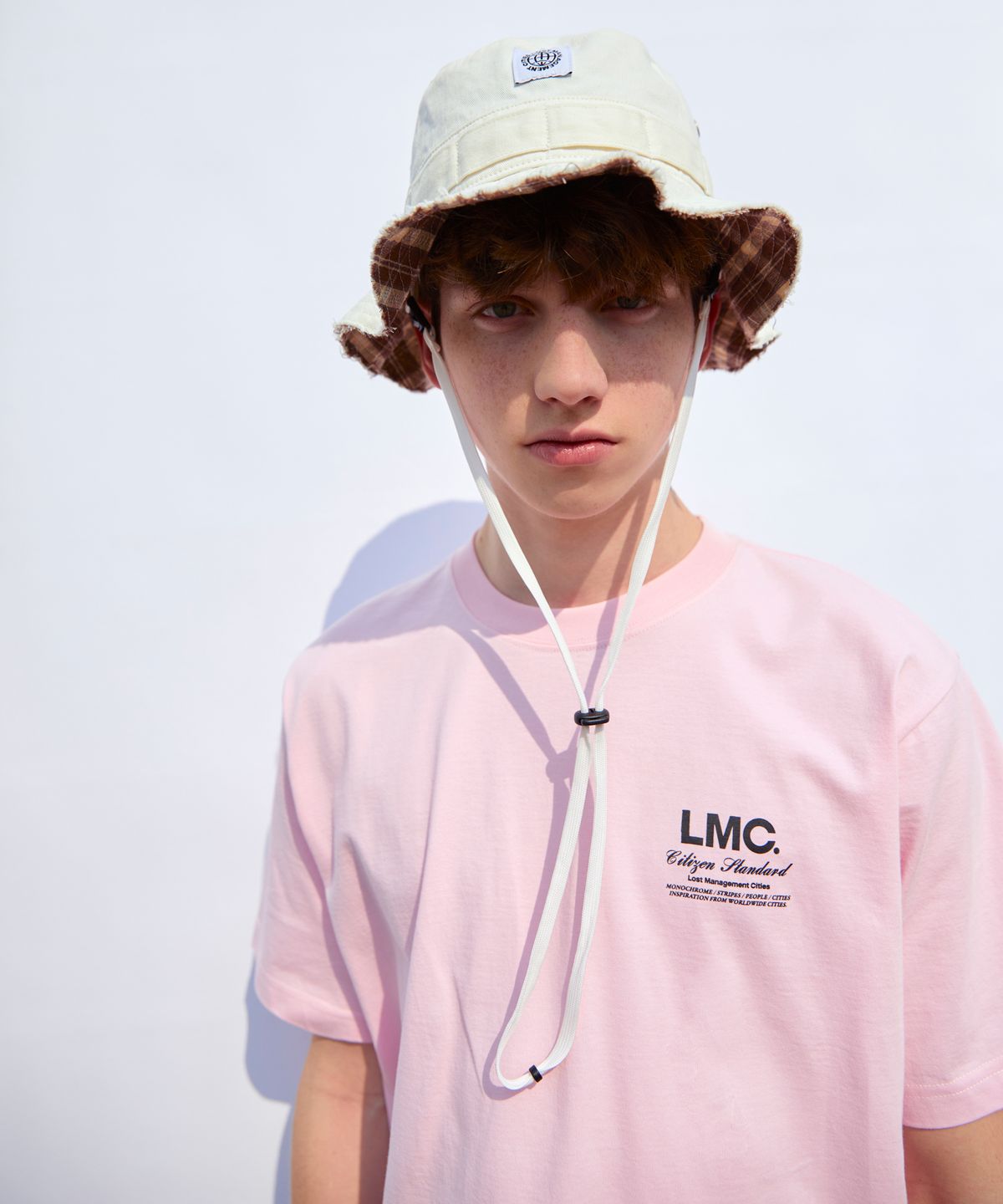 엘엠씨(LMC) RAW EDGE CHECK BOONIE HAT black