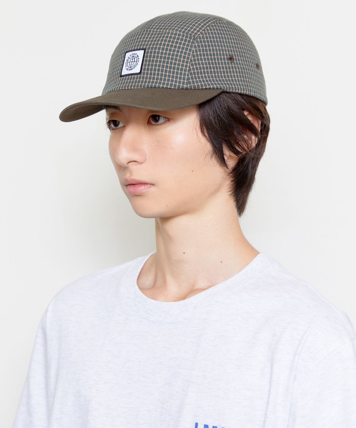 엘엠씨(LMC) GLOBE LABEL POINT CAMP CAP brown