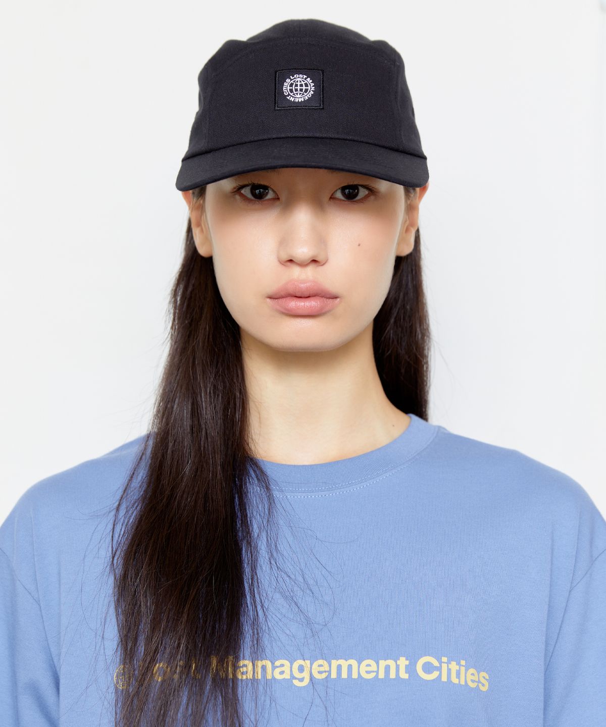 엘엠씨(LMC) GLOBE LABEL POINT CAMP CAP black