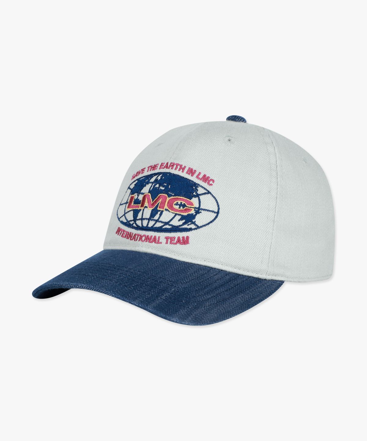 엘엠씨(LMC) EARTH LOGO VINTAGE DENIM CAP ash gray