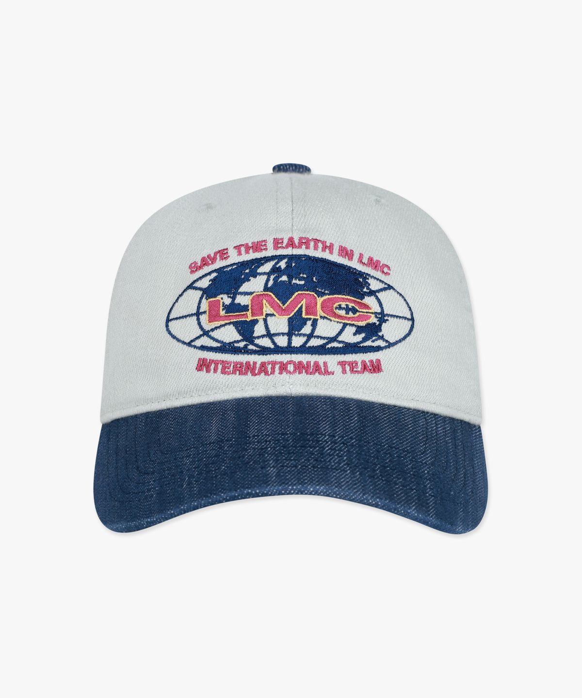 엘엠씨(LMC) EARTH LOGO VINTAGE DENIM CAP ash gray