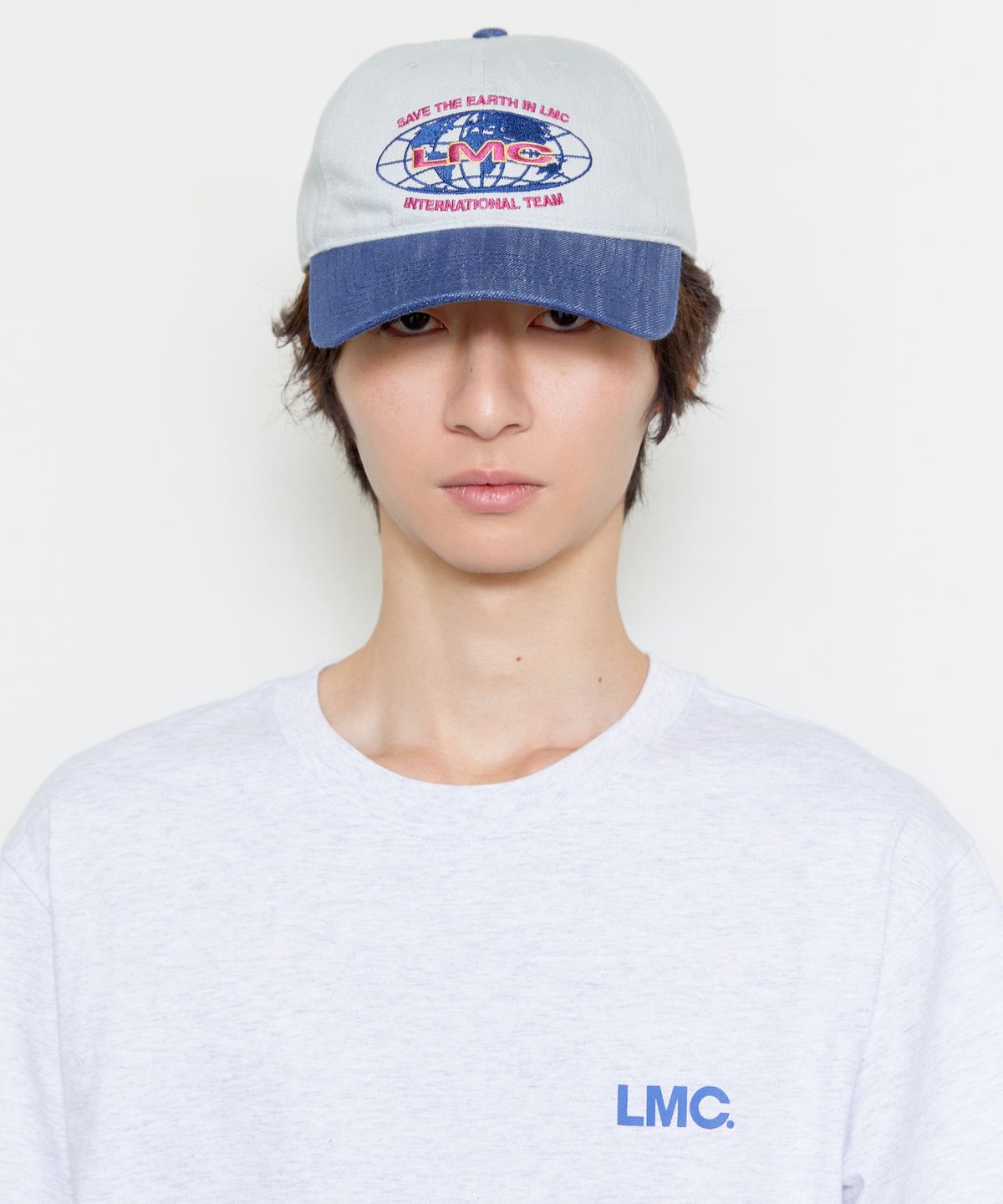 엘엠씨(LMC) EARTH LOGO VINTAGE DENIM CAP black