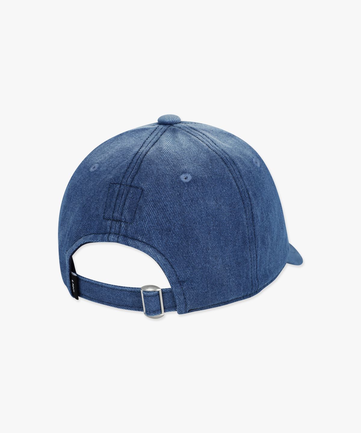 엘엠씨(LMC) WASHED DENIM GOTHIC OVAL 6PANEL CAP blue
