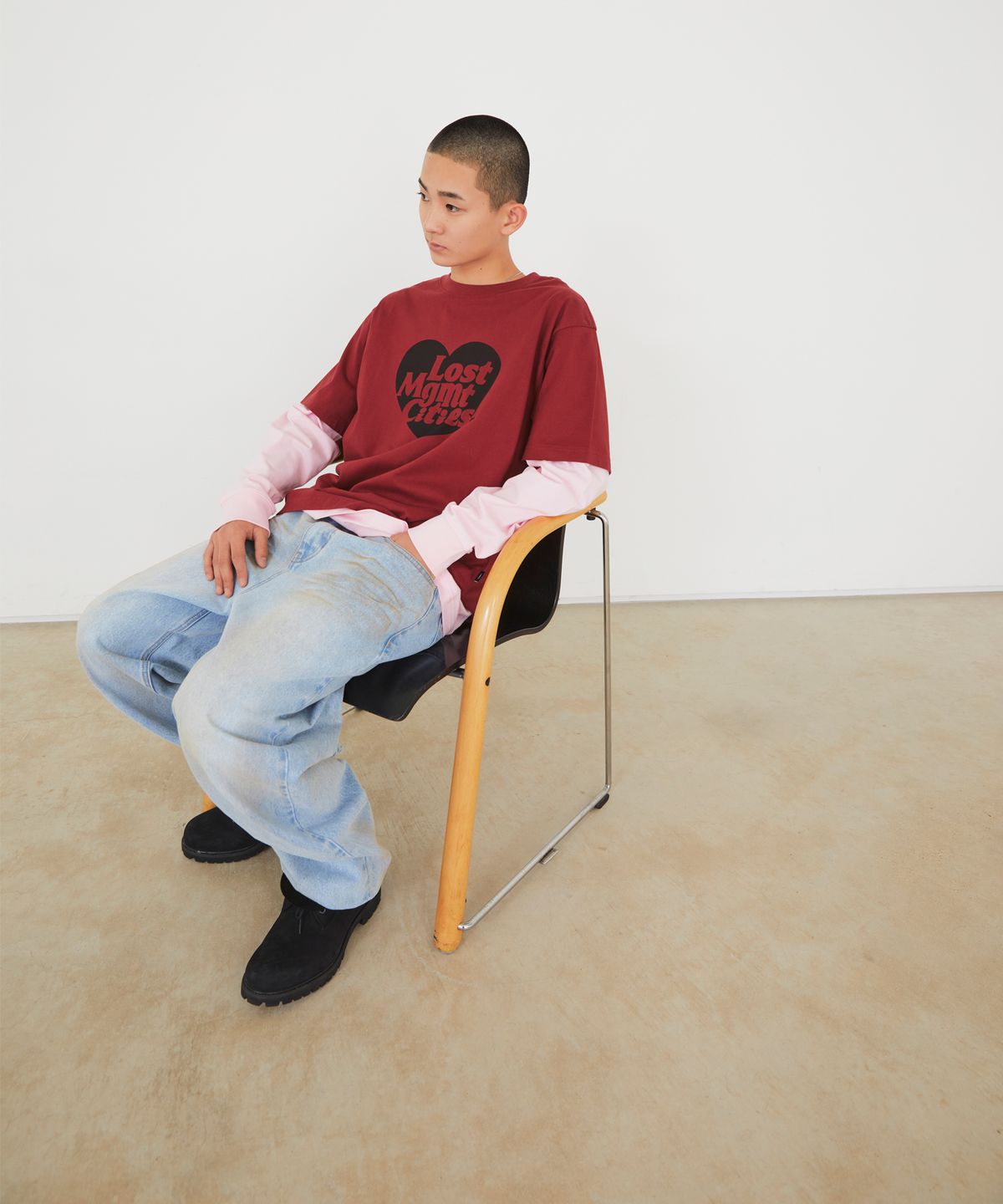 엘엠씨(LMC) HEART LOGO TEE brick