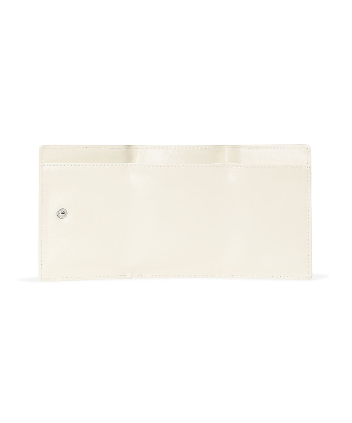 페넥(FENNEC) CRINKLE TRIANGLE TRIPLE WALLET - VANILLA