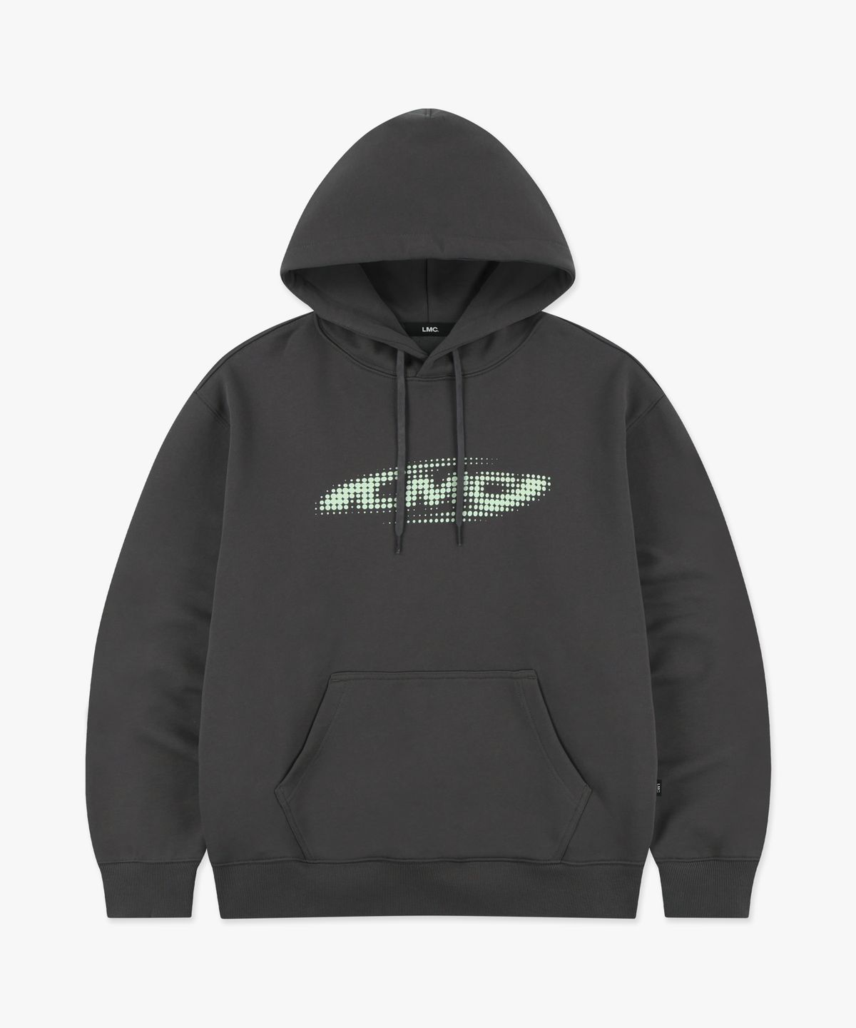 엘엠씨(LMC) HALFTONE LOGO HOODIE charcoal