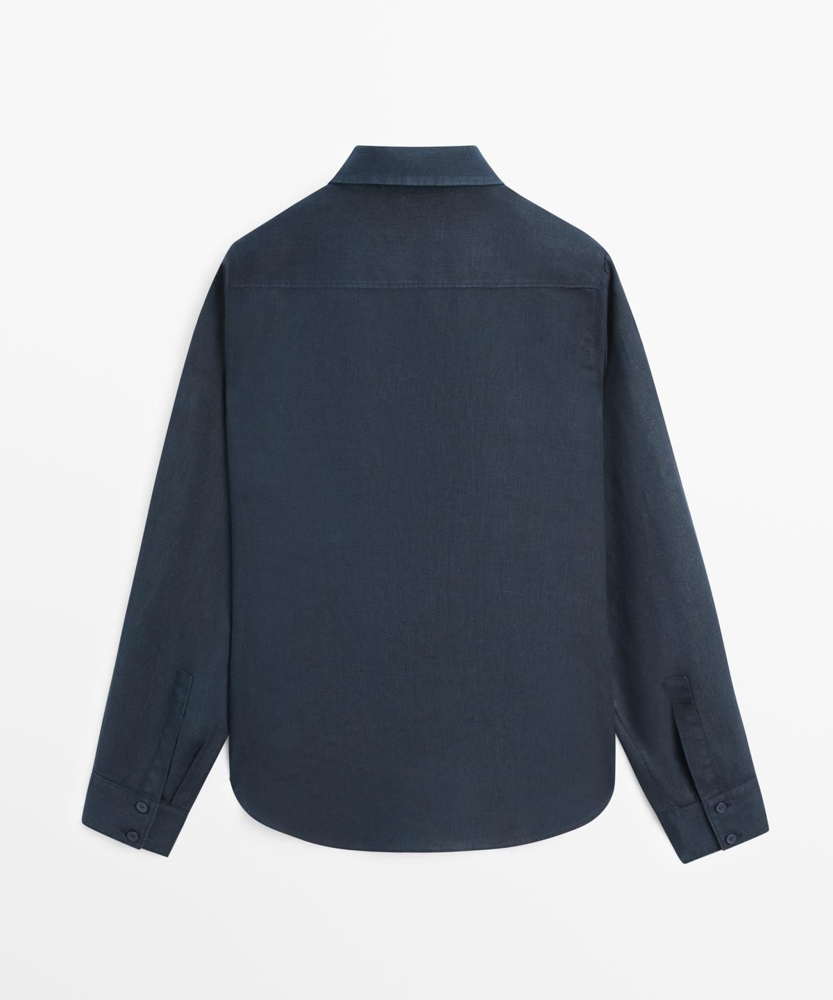 마시모두띠(MASSIMO DUTTI) 100% 린넨 루즈핏 셔츠