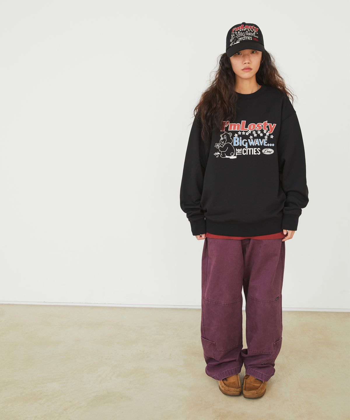 엘엠씨(LMC) LOSTY SWEATSHIRT black