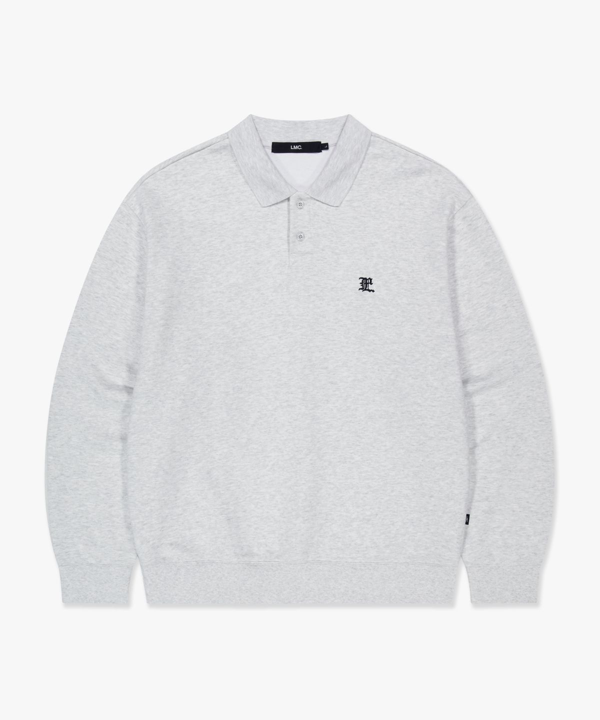 엘엠씨(LMC) GOTHIC COLLAR SWEATSHIRT light heather gray