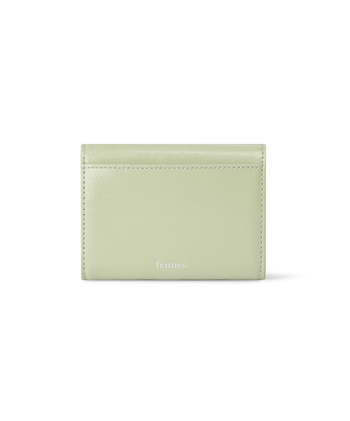 페넥(FENNEC) CRINKLE TRIANGLE DOCO WALLET - PISTACHIO