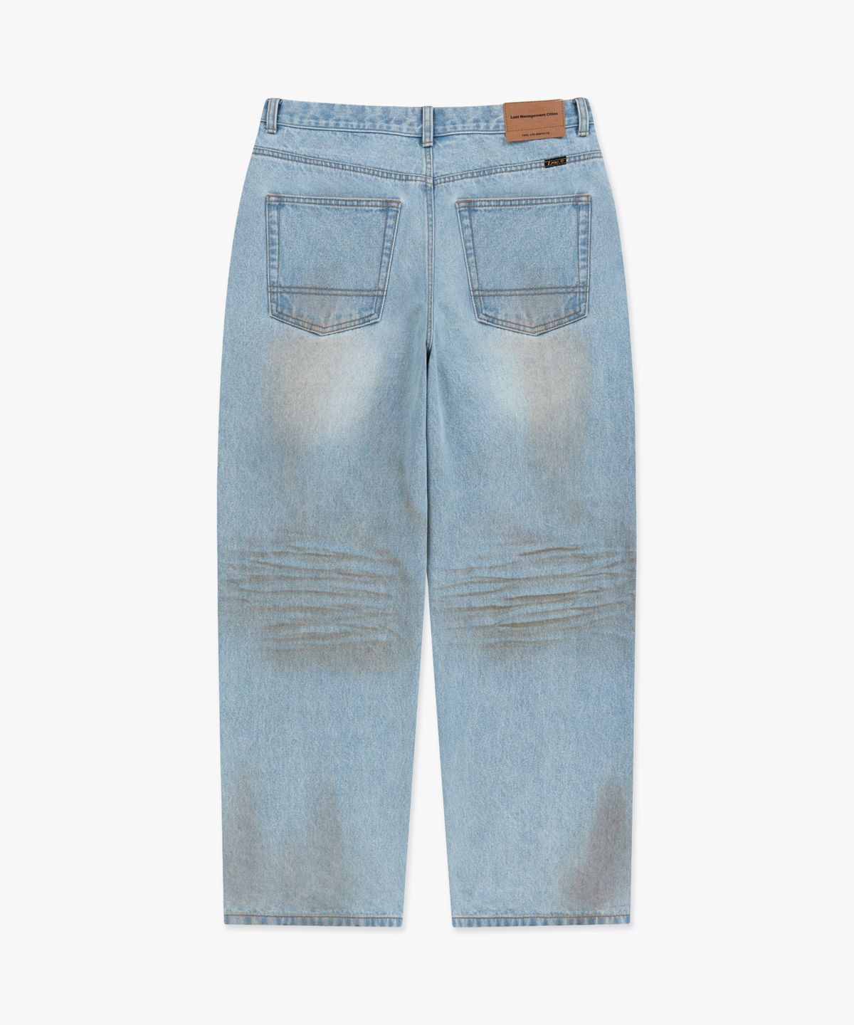엘엠씨(LMC) DIRTY WASHED DENIM PANTS light blue