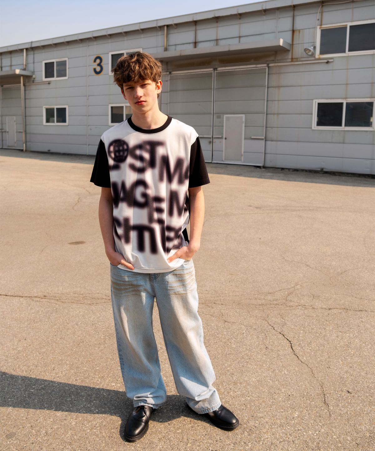 엘엠씨(LMC) DIRTY WASHED DENIM PANTS light blue