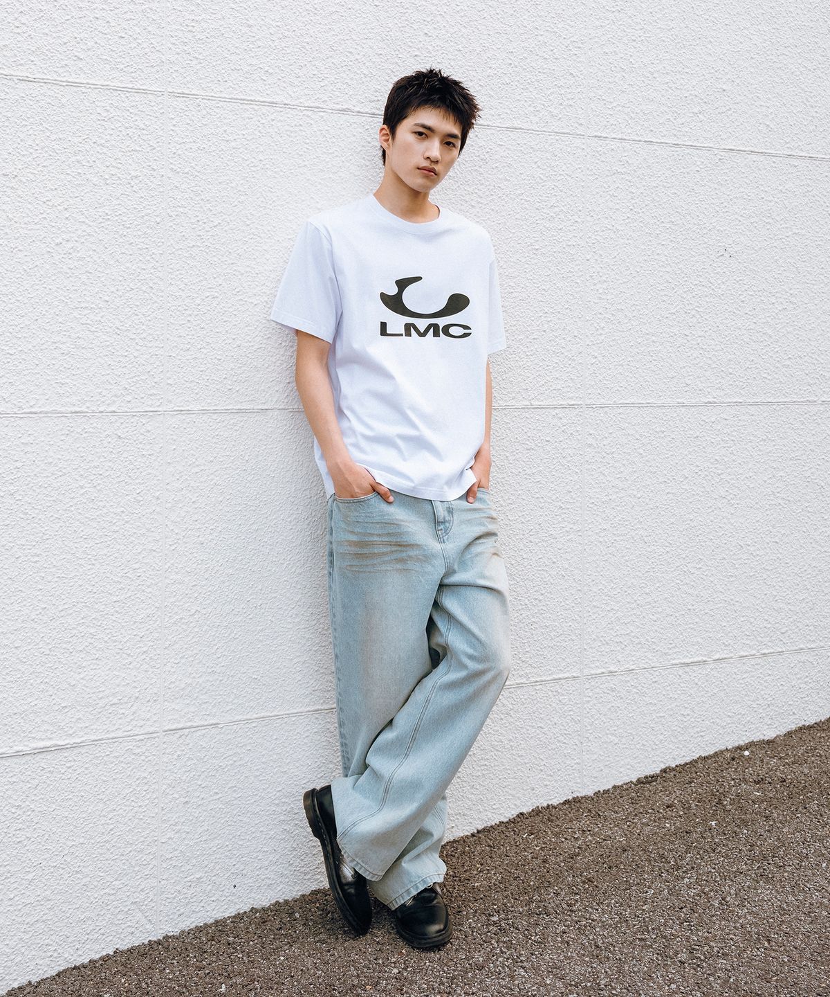 엘엠씨(LMC) DIRTY WASHED DENIM PANTS light blue