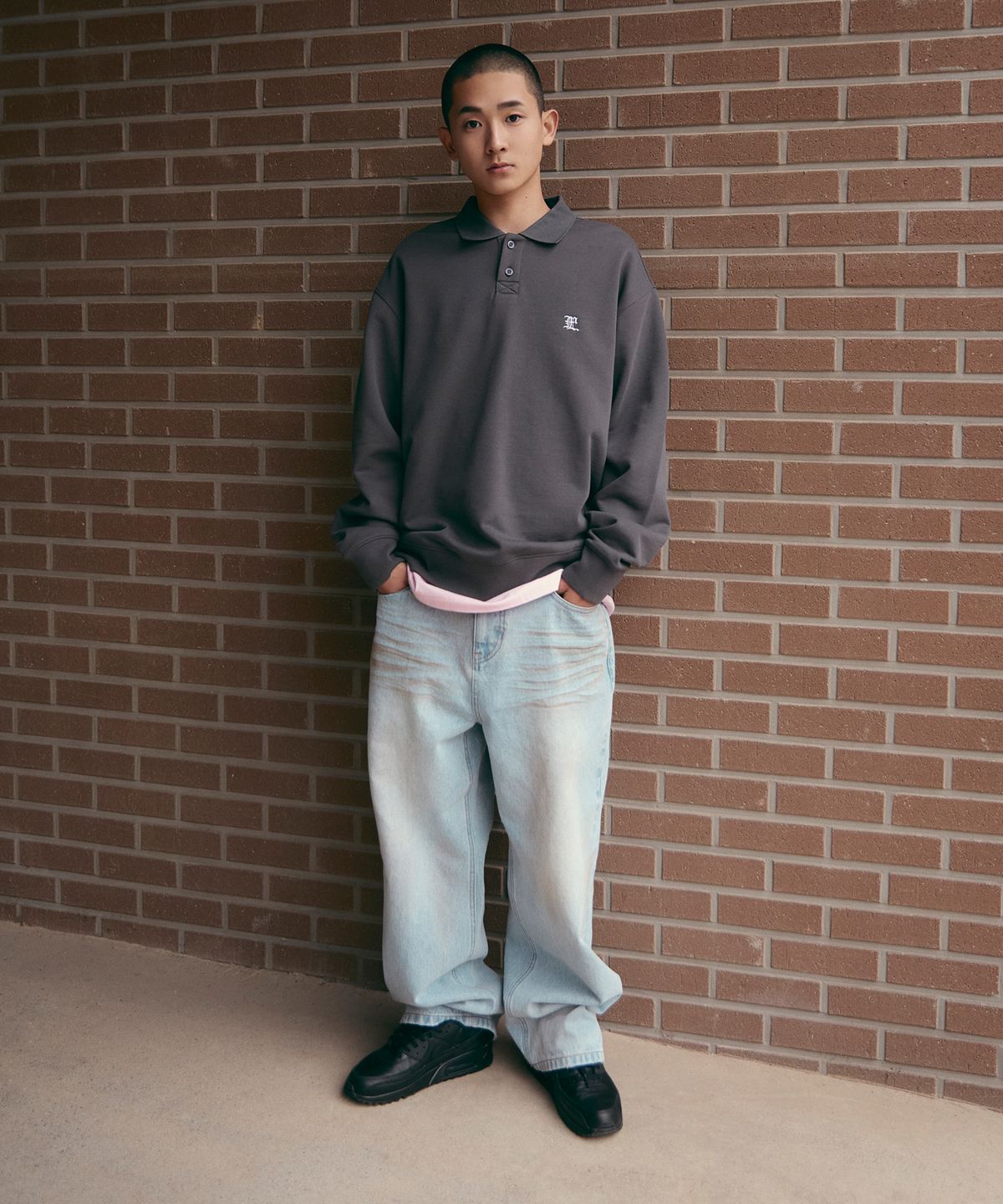엘엠씨(LMC) DIRTY WASHED DENIM PANTS gray