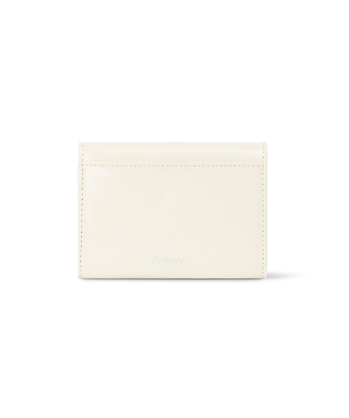 페넥(FENNEC) CRINKLE TRIANGLE DOCO WALLET - VANILLA