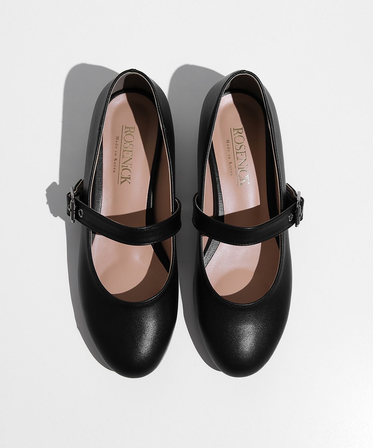 로제니크(ROSENICK) 리보르 라운드 메리제인플랫 (2cm/3colors)