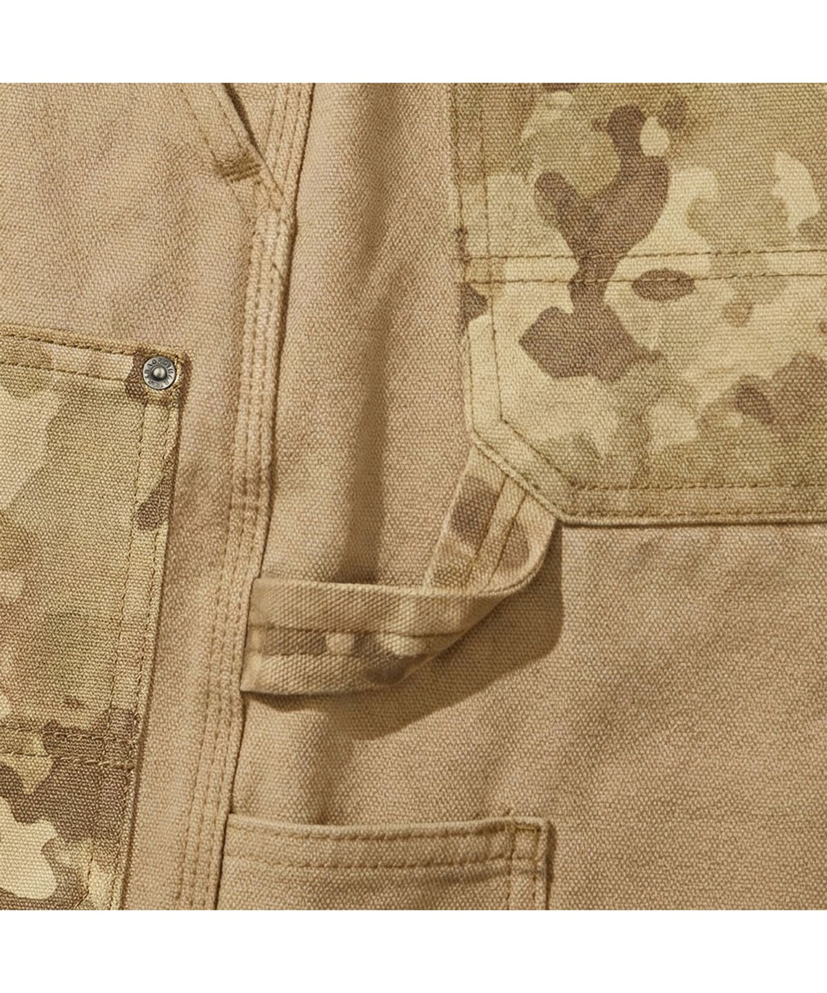 엑스트라오디너리(EXTRAORDINARY) CAMO PANEL DOUBLE KNEE PANTS BEIGE