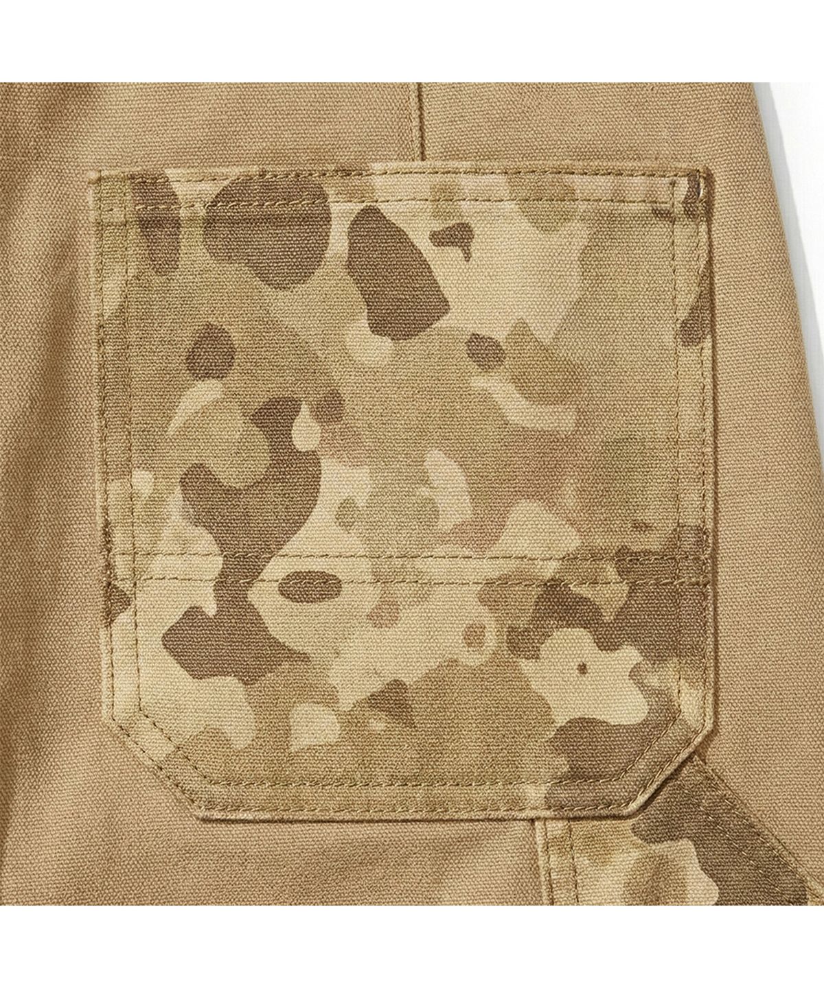 엑스트라오디너리(EXTRAORDINARY) CAMO PANEL DOUBLE KNEE PANTS BEIGE