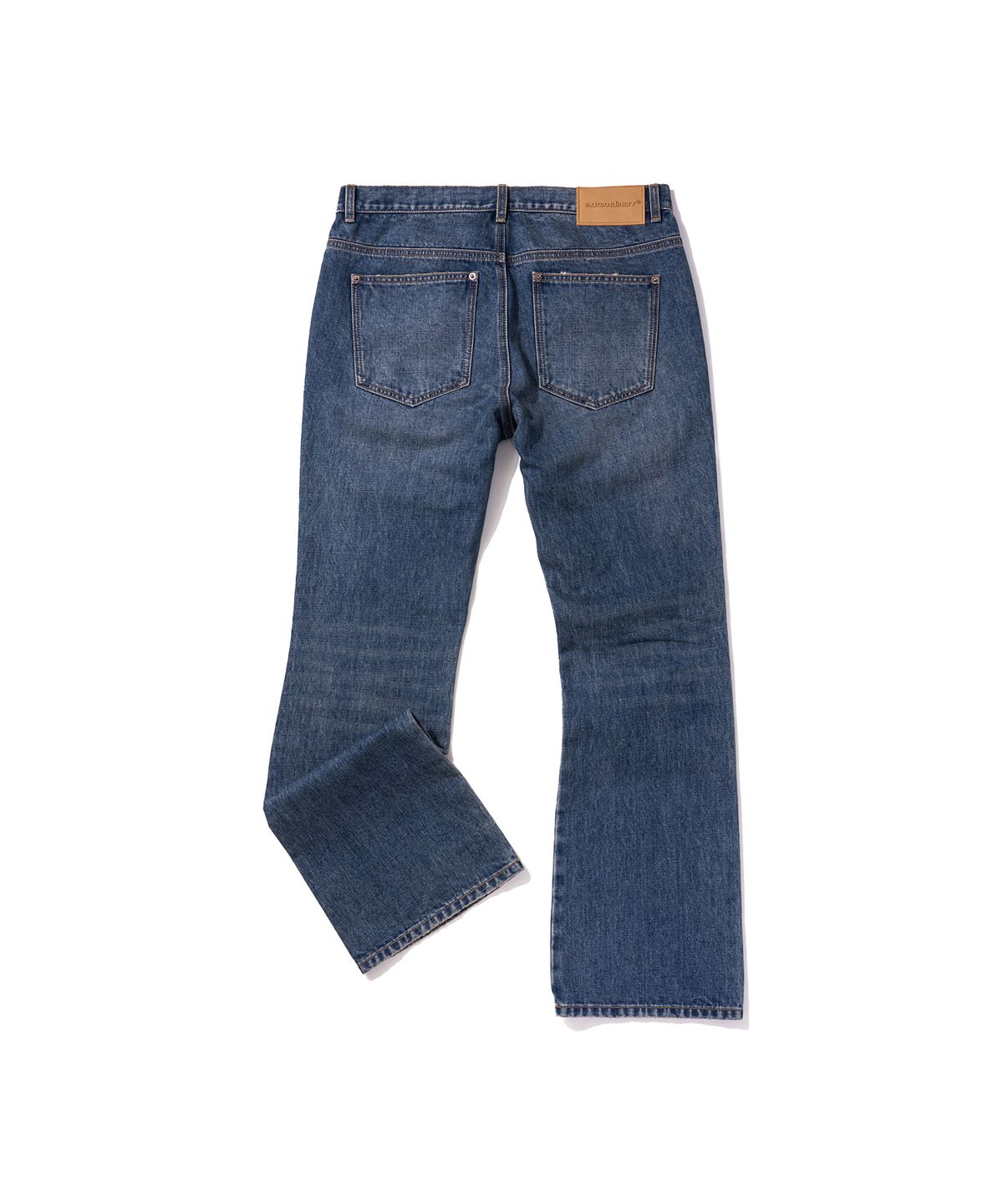 엑스트라오디너리(EXTRAORDINARY) FLARE DENIM PANTS DEEP BLUE