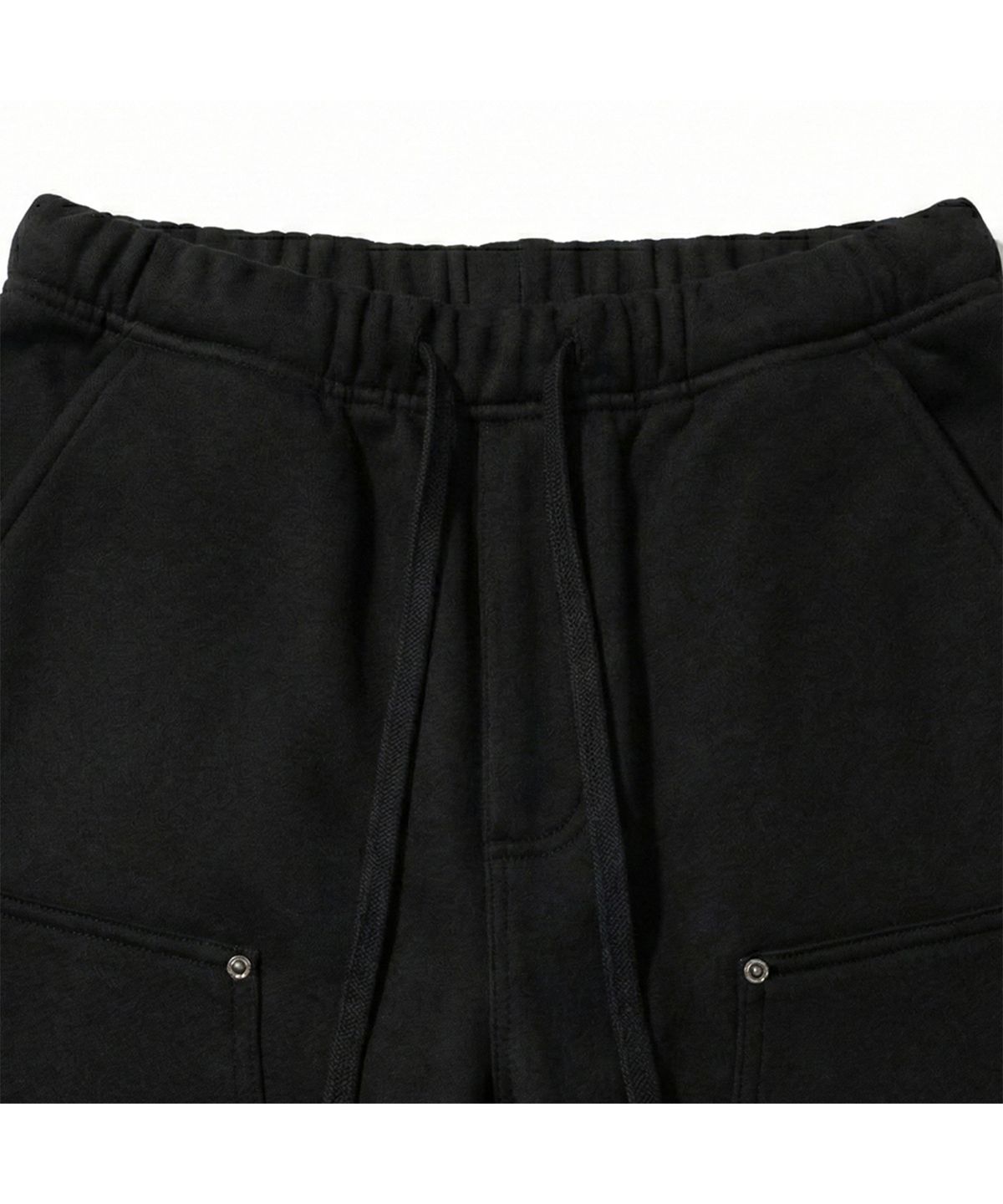 엑스트라오디너리(EXTRAORDINARY) DOUBLE KNEE SWEATPANTS BLACK