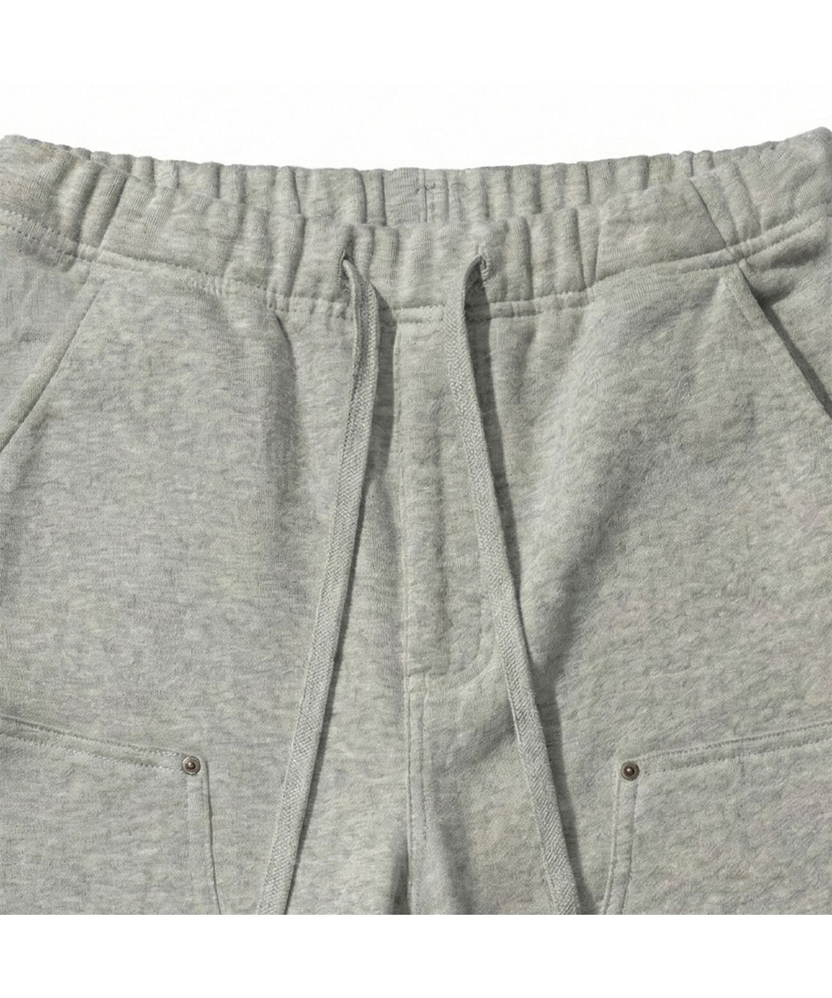 엑스트라오디너리(EXTRAORDINARY) DOUBLE KNEE SWEATPANTS MELANGE GREY