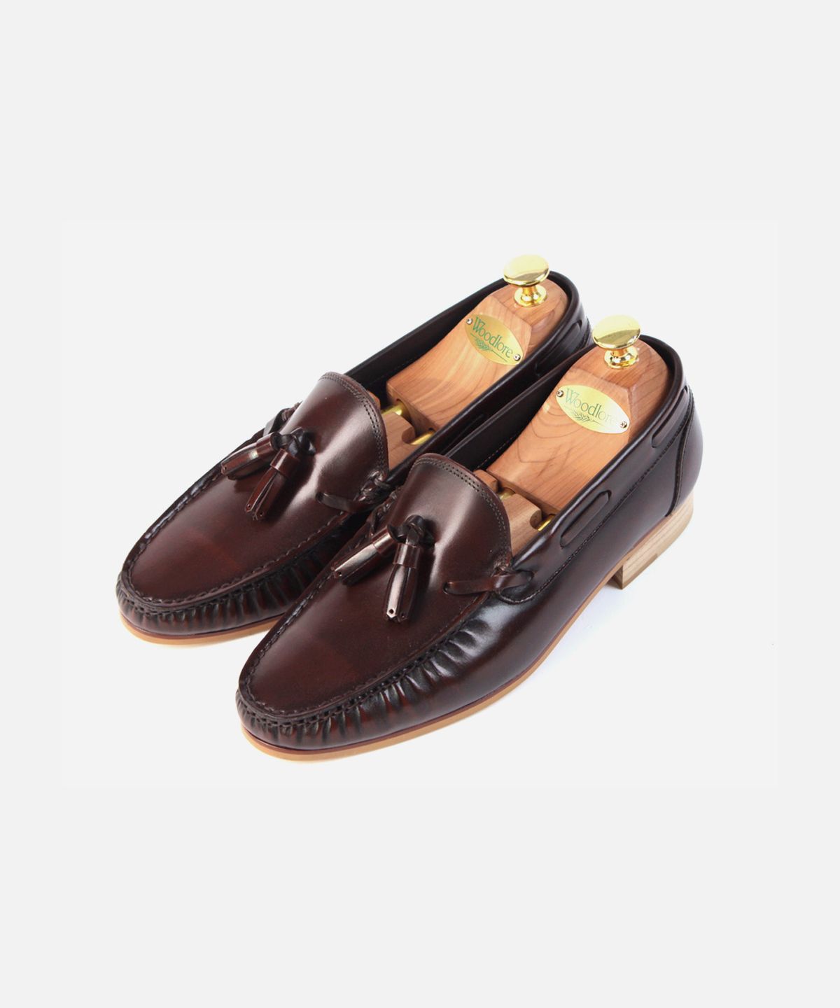 커스텀무드(CUSTOMMOOD) 에딘 소가죽 테슬로퍼(wine brown)