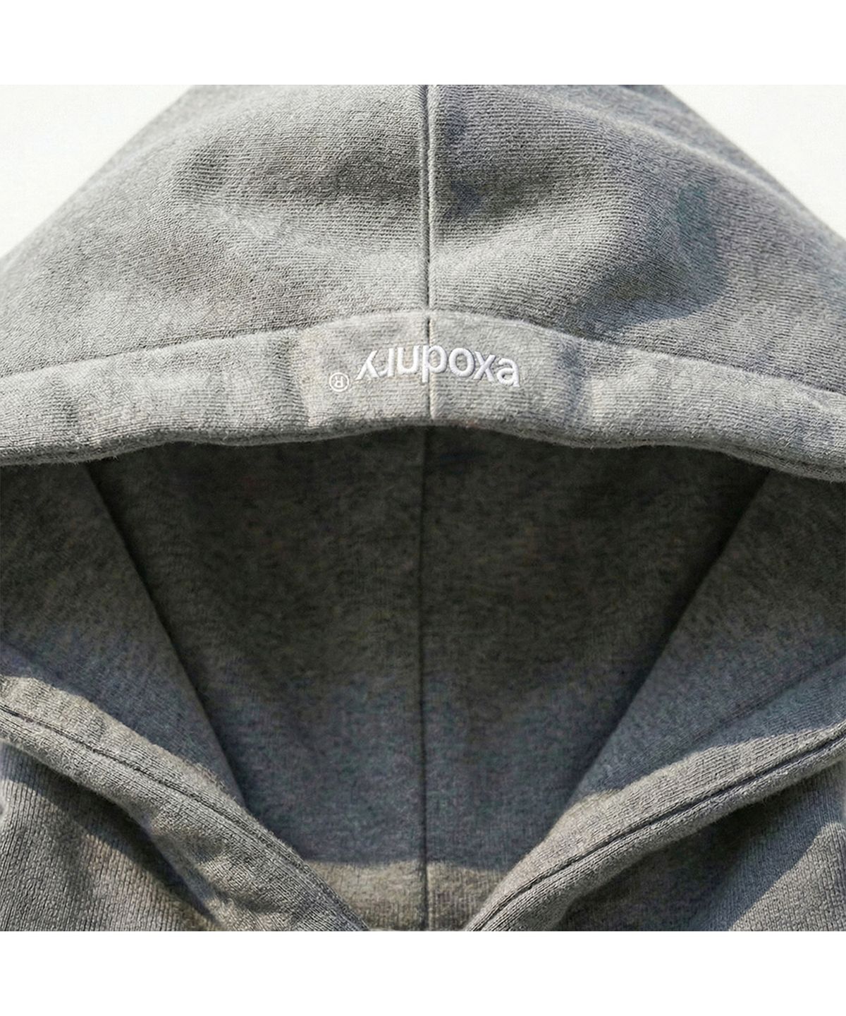 엑스트라오디너리(EXTRAORDINARY) CAMO FILL LOGO ZIP-UP HOODIE MELANGE GREY