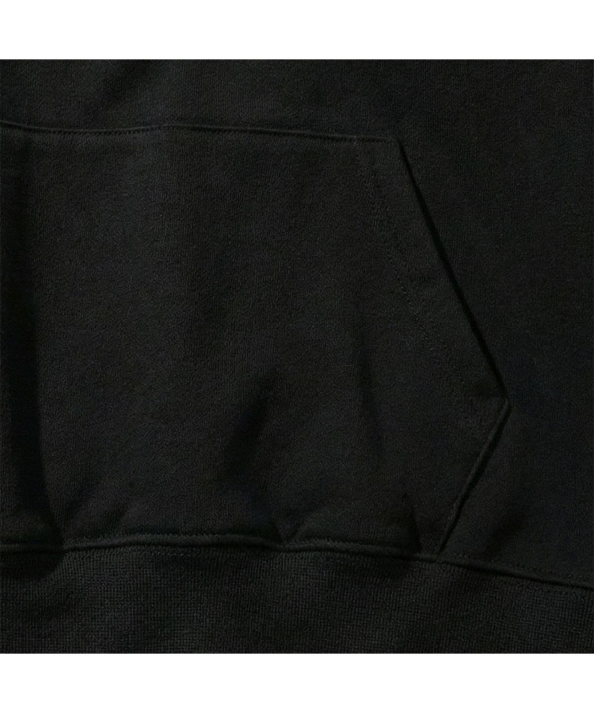엑스트라오디너리(EXTRAORDINARY) EX APPLIQUE HOODIE BLACK
