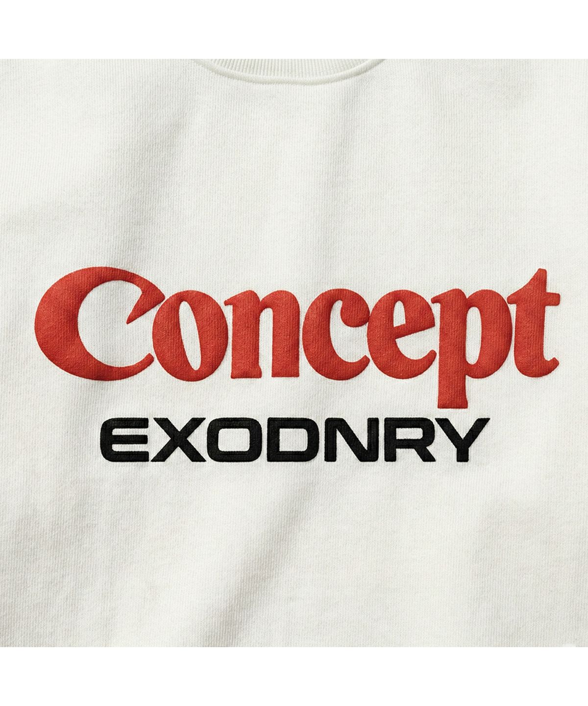엑스트라오디너리(EXTRAORDINARY) CONCEPT LOGO CREWNECK IVORY