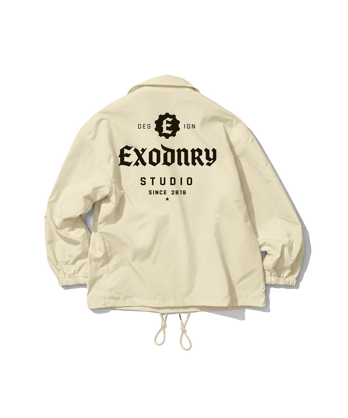 엑스트라오디너리(EXTRAORDINARY) STUDIO LOGO COACH JACKET IVORY