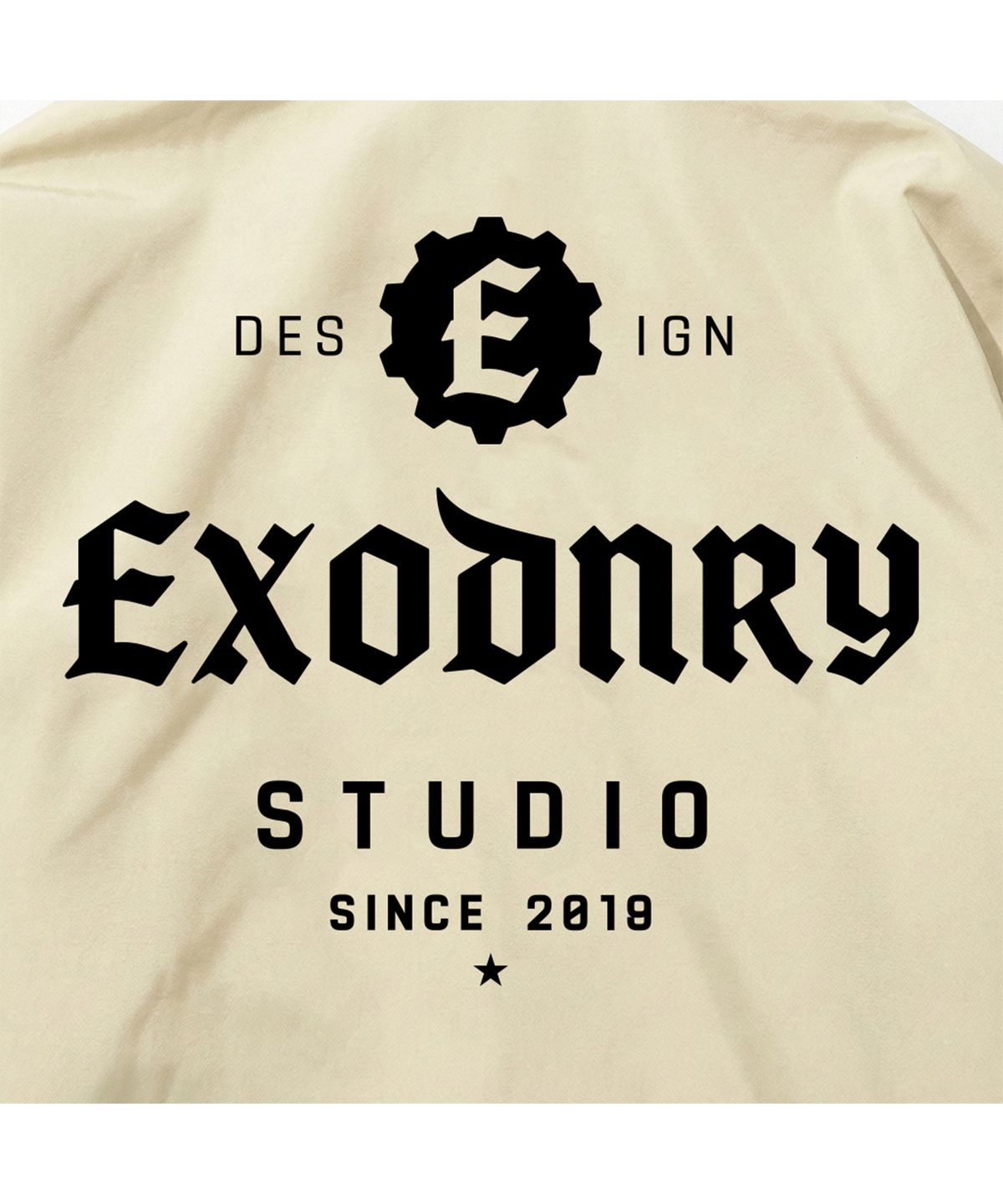 엑스트라오디너리(EXTRAORDINARY) STUDIO LOGO COACH JACKET IVORY