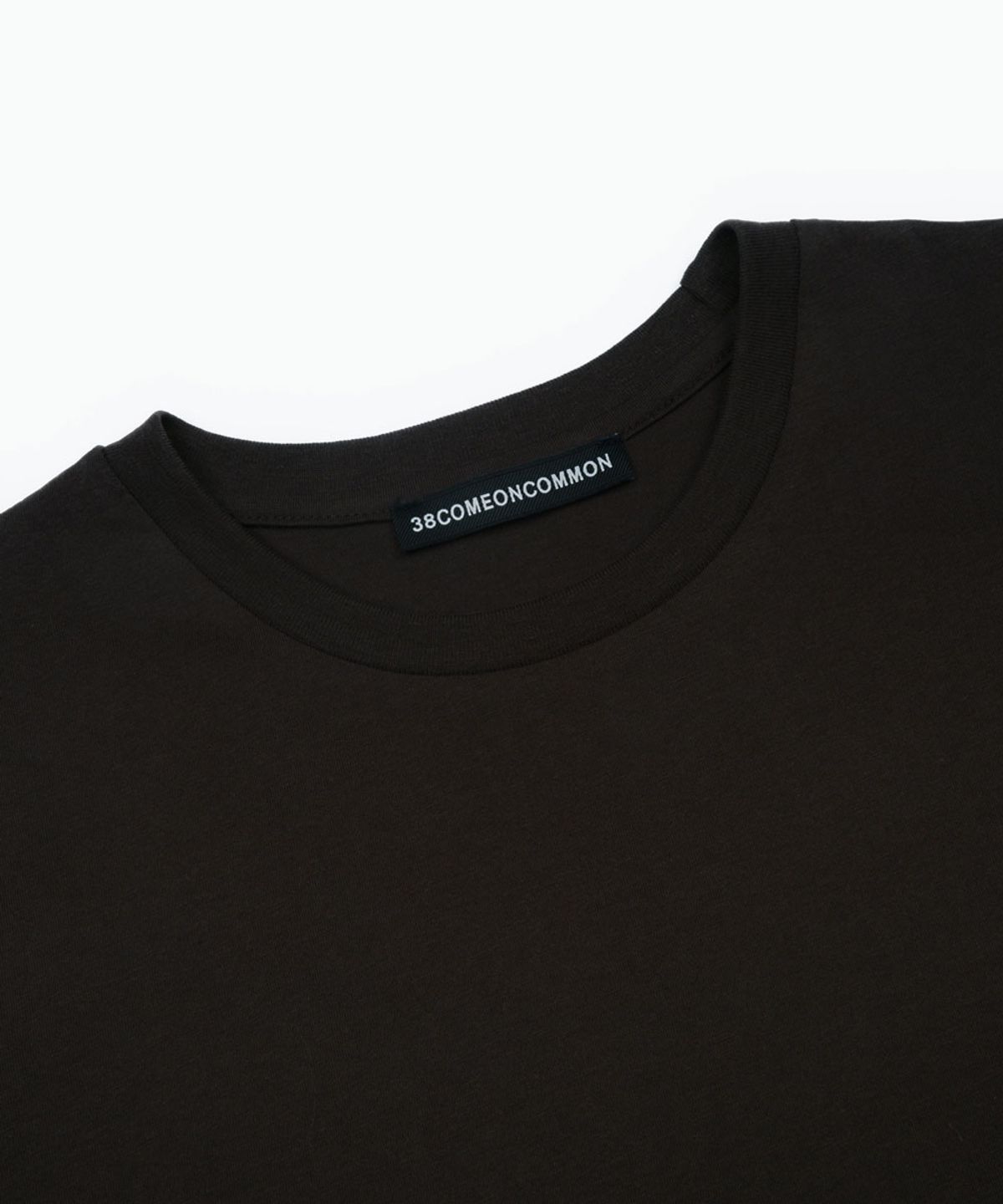 38컴온커먼(38COMEONCOMMON) Regular Cotton T-Shirt (Brown)