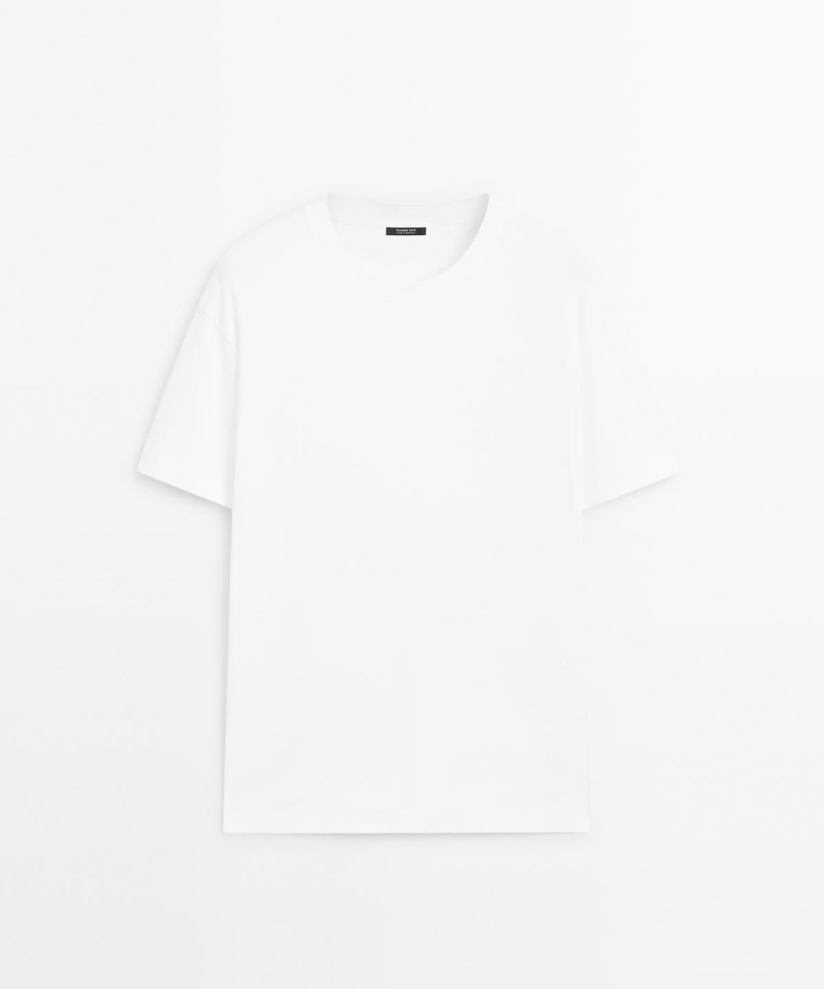 마시모두띠(MASSIMO DUTTI) 100% 코튼 반팔 티셔츠
