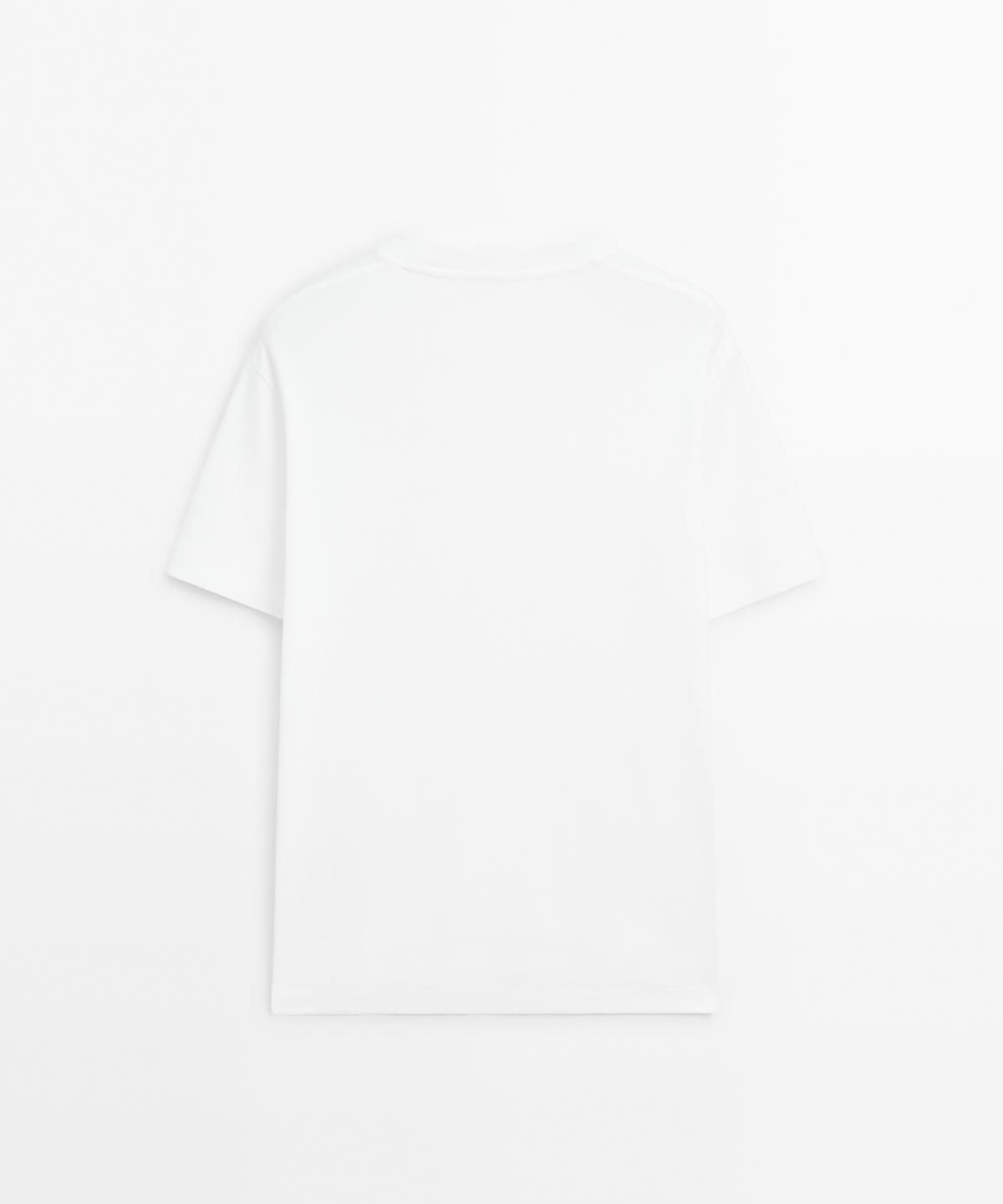 마시모두띠(MASSIMO DUTTI) 100% 코튼 반팔 티셔츠