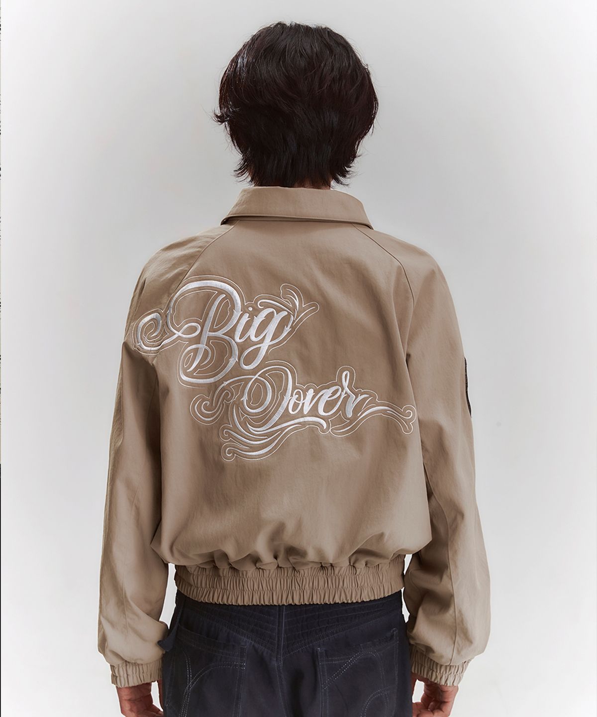 베니조프로덕트(VENYJOPRODUCT) Big LoVER Embroidery Jacket : BEIGE
