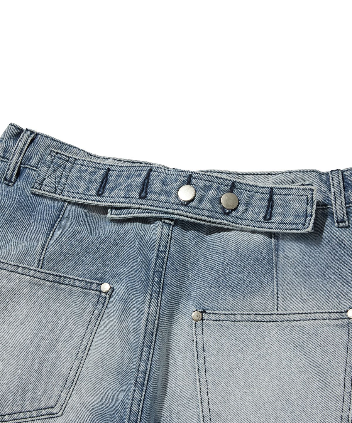 스웨이드(SUADE) CINCH BACK DENIM [LIGHT BLUE]