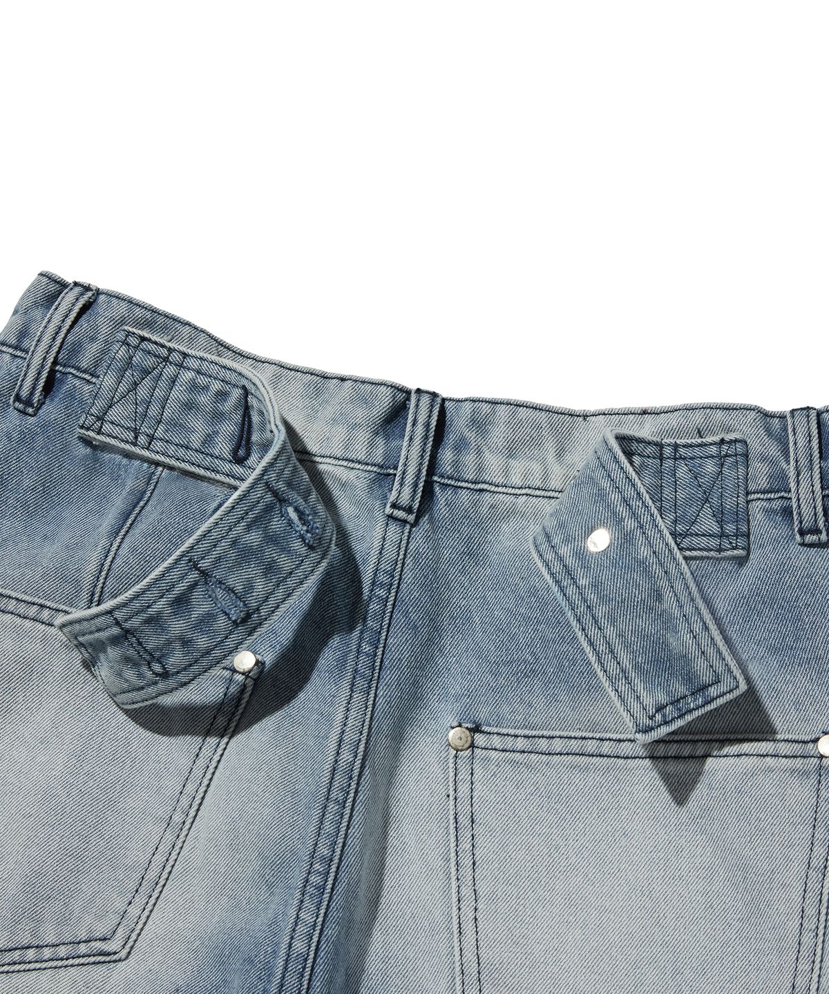 스웨이드(SUADE) CINCH BACK DENIM [LIGHT BLUE]