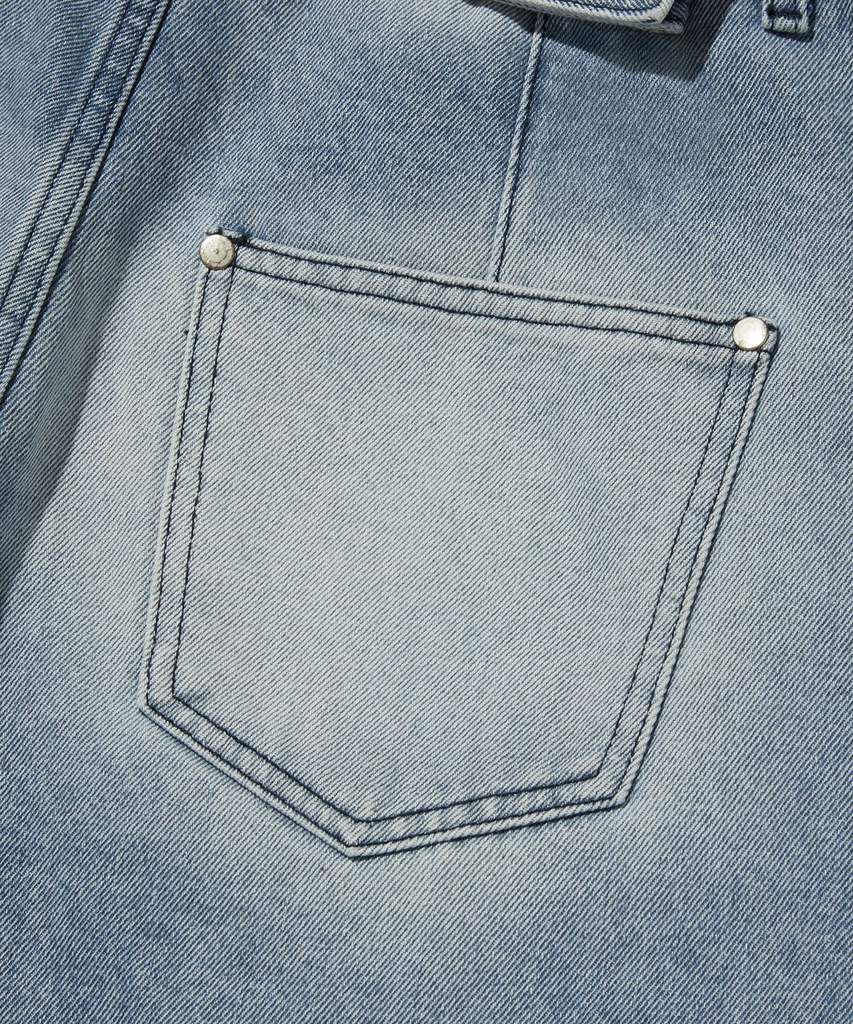 스웨이드(SUADE) CINCH BACK DENIM [LIGHT BLUE]