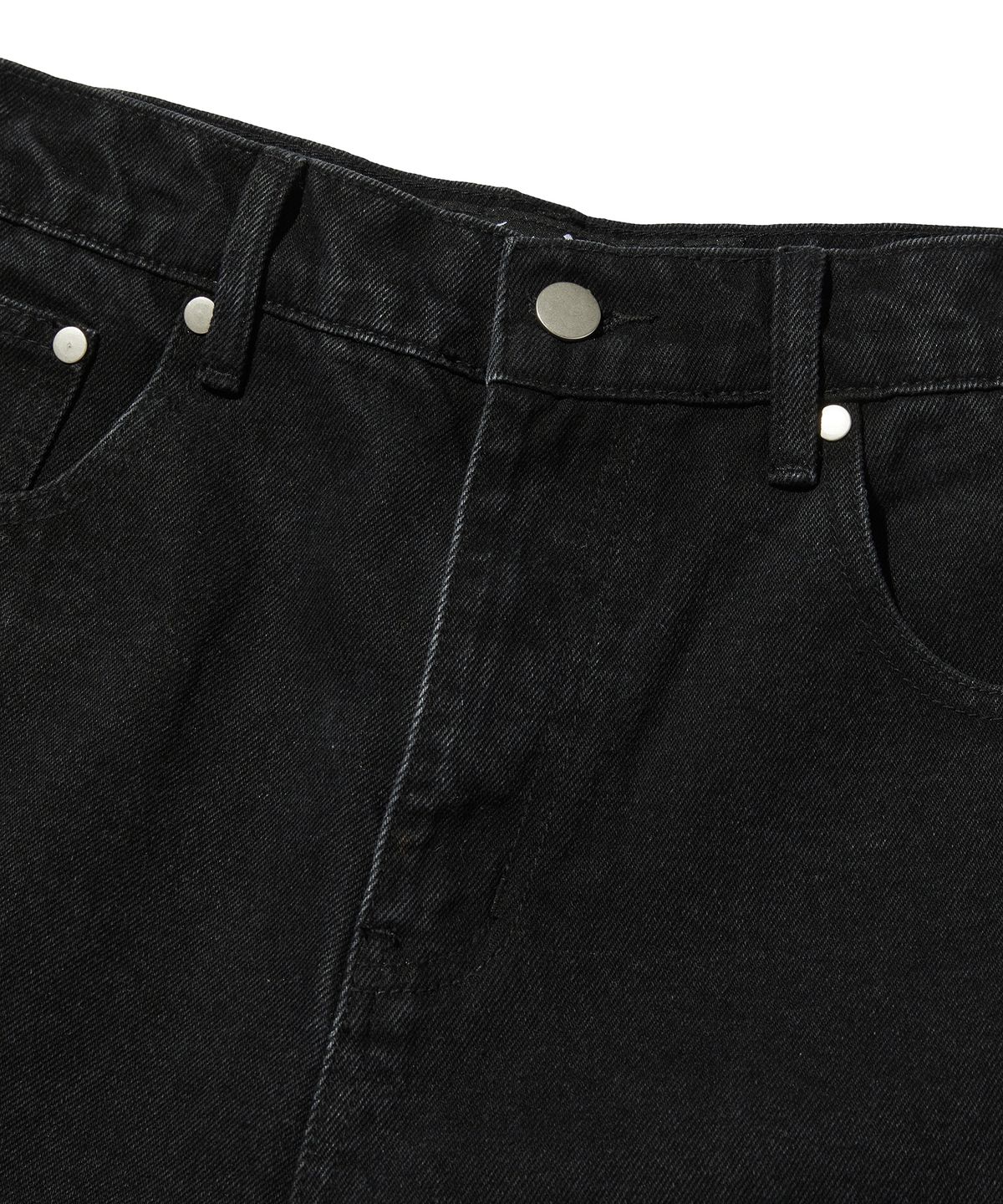 스웨이드(SUADE) CINCH BACK DENIM [BLACK]