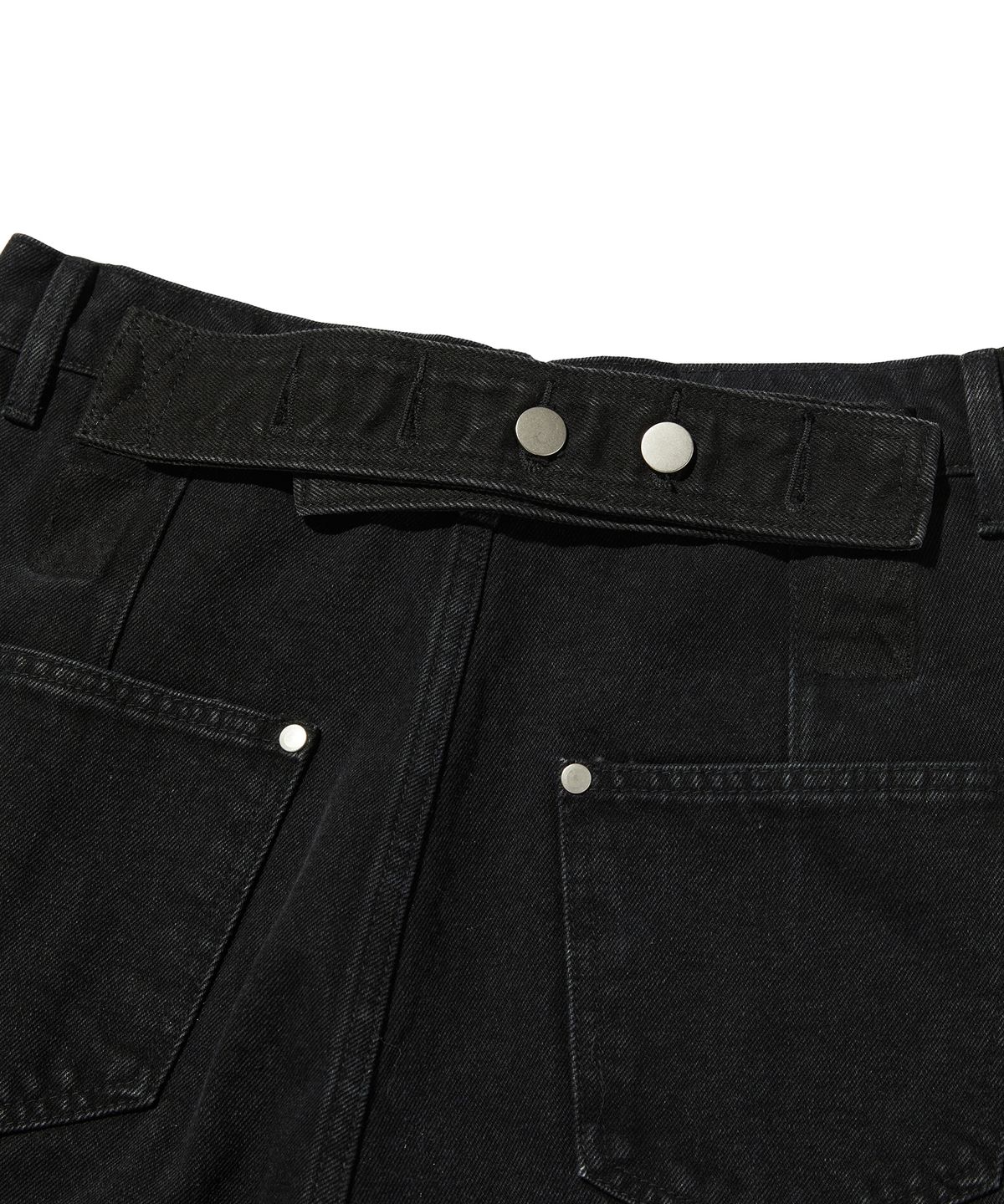 스웨이드(SUADE) CINCH BACK DENIM [BLACK]