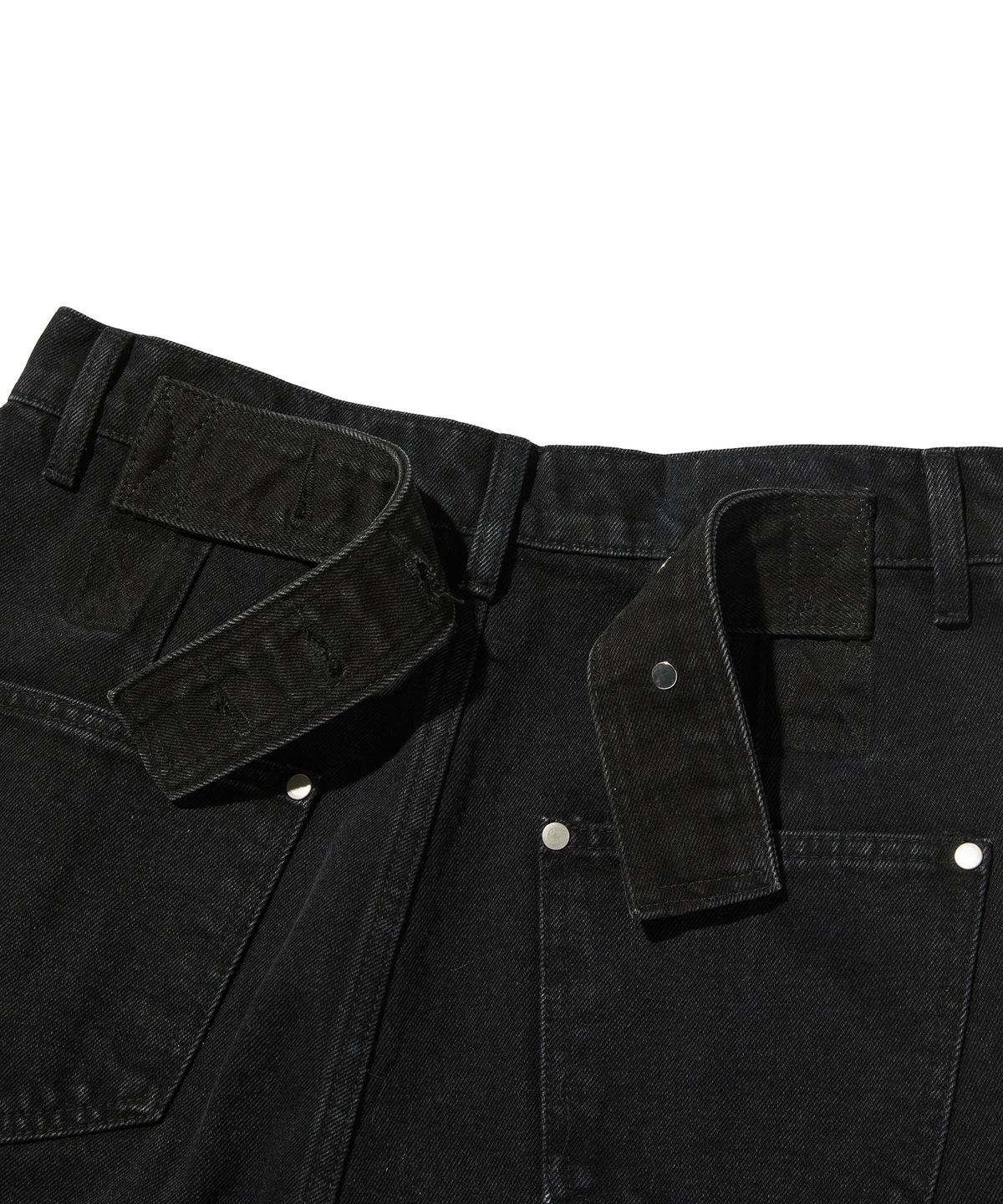 스웨이드(SUADE) CINCH BACK DENIM [BLACK]