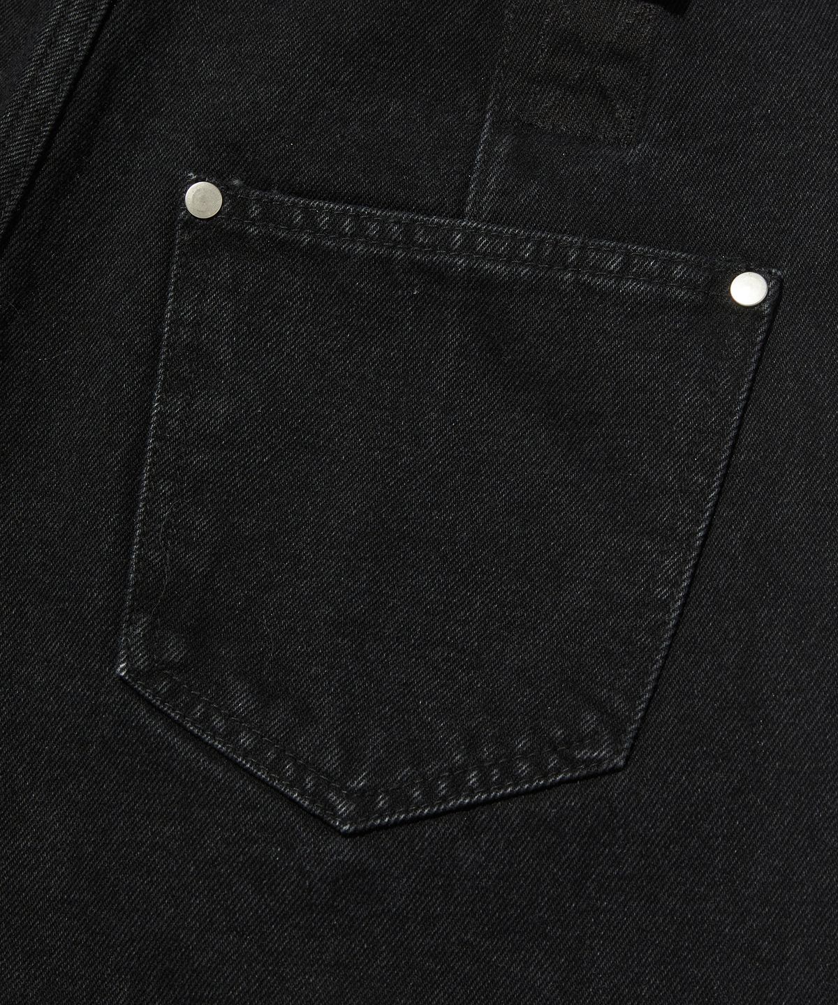 스웨이드(SUADE) CINCH BACK DENIM [BLACK]