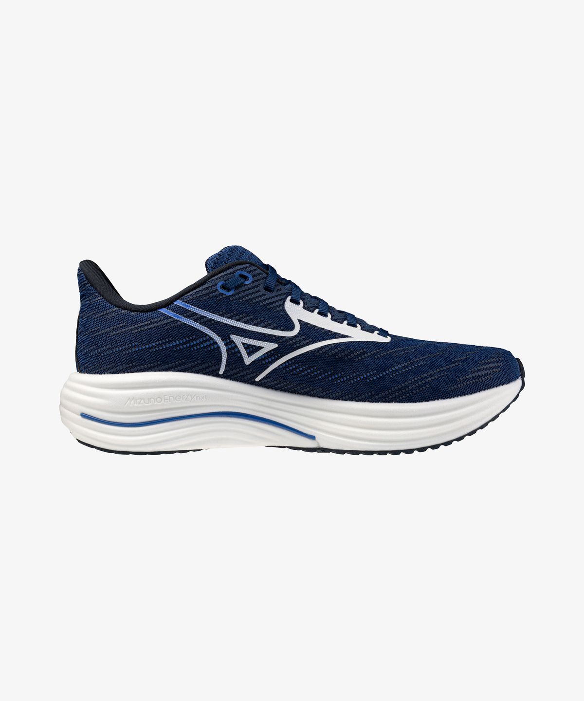 미즈노(MIZUNO) (남성) 웨이브 라이더 29 슈퍼와이드 - 에스테이트 블루:화이트:라이트닝 옐로우 / J1GC250452