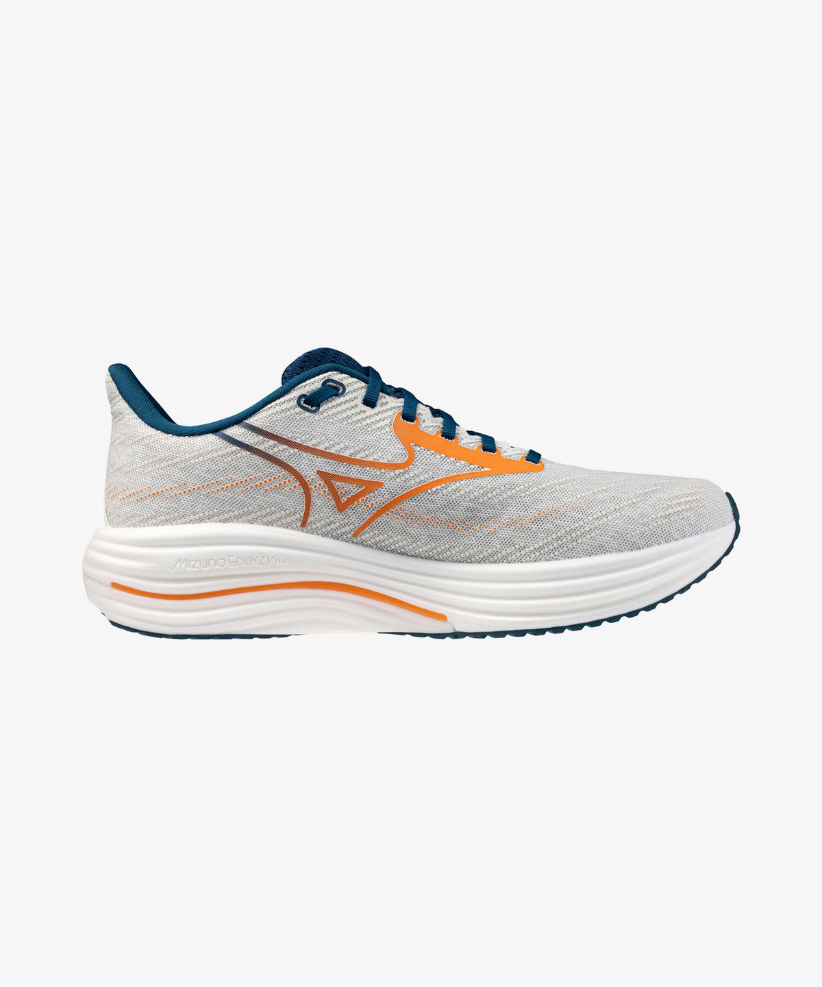 미즈노(MIZUNO) (남성) 웨이브 라이더 29 슈퍼와이드 - GF 화이트:어텀 선셋:세일러 블루 / J1GC250458