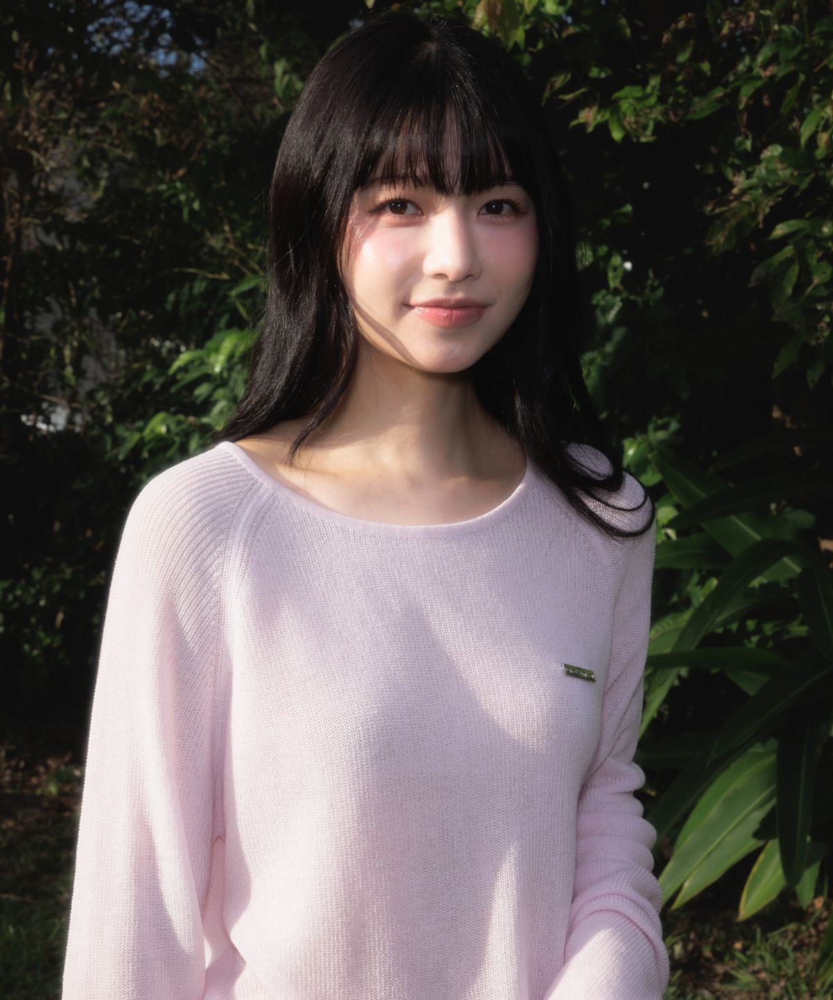 로제프란츠(ROSEFRANTZ) Boatneck Sheer Basic Knit [Pink]