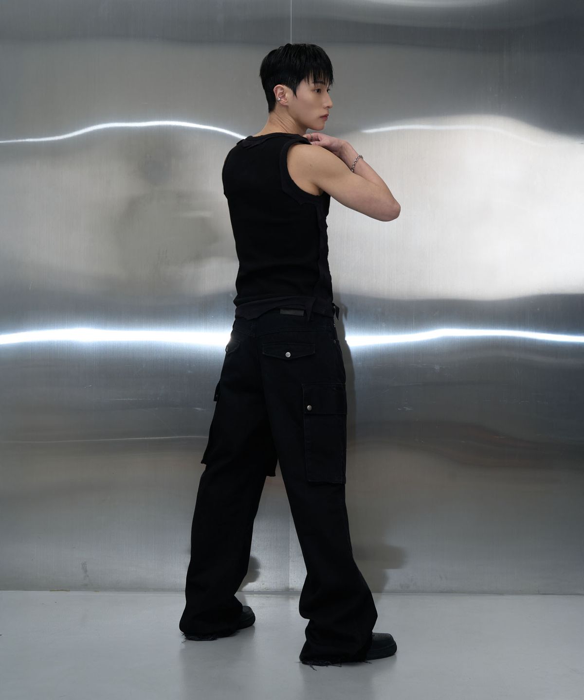 피치블랙(PITCHBLACK) SIDE POCKET PANTS (Z BLACK)