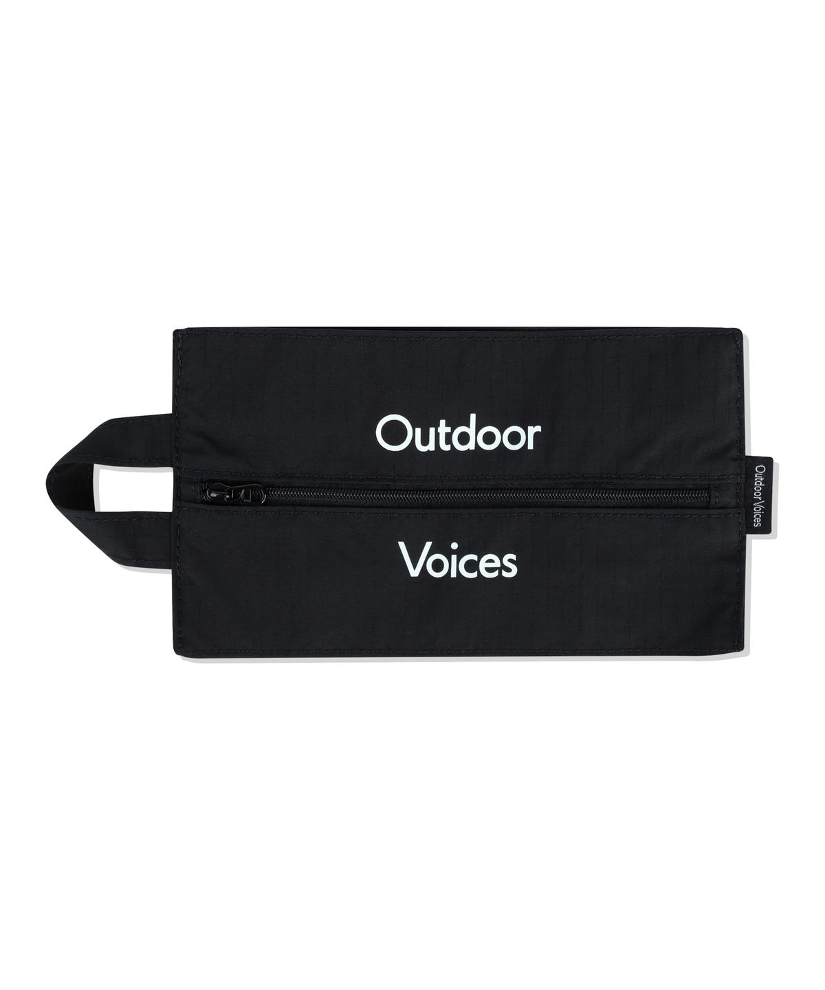 아웃도어 보이스(OUTDOOR VOICES) LIGHT WEIGHT NYLON POUCH (BLACK)