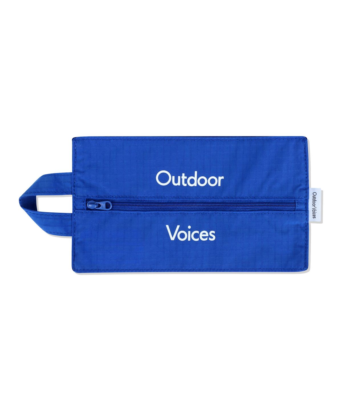 아웃도어 보이스(OUTDOOR VOICES) LIGHT WEIGHT NYLON POUCH (BLUE)